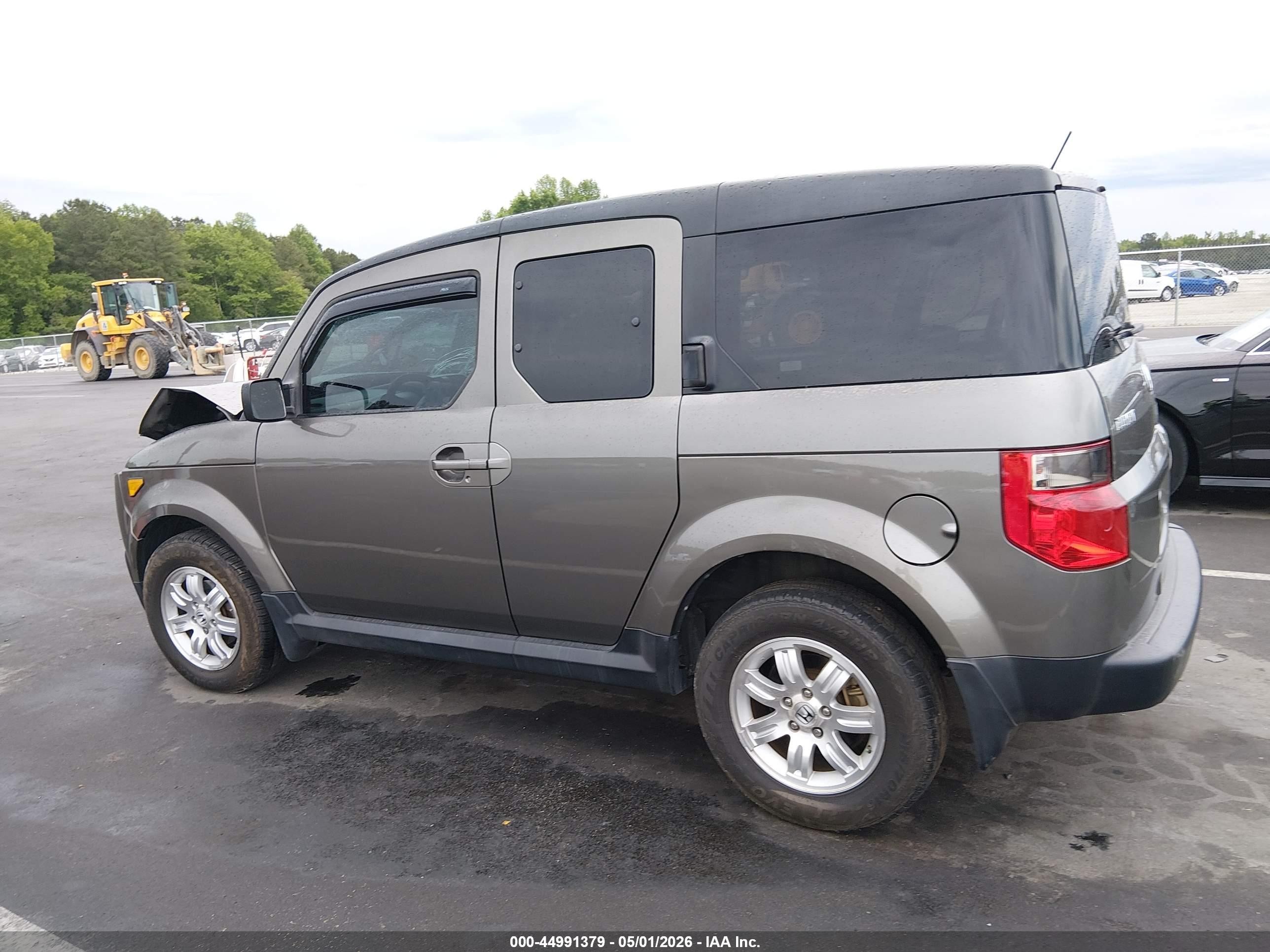 2008 Honda Element Ex Gray vin: 5J6YH18758L015536