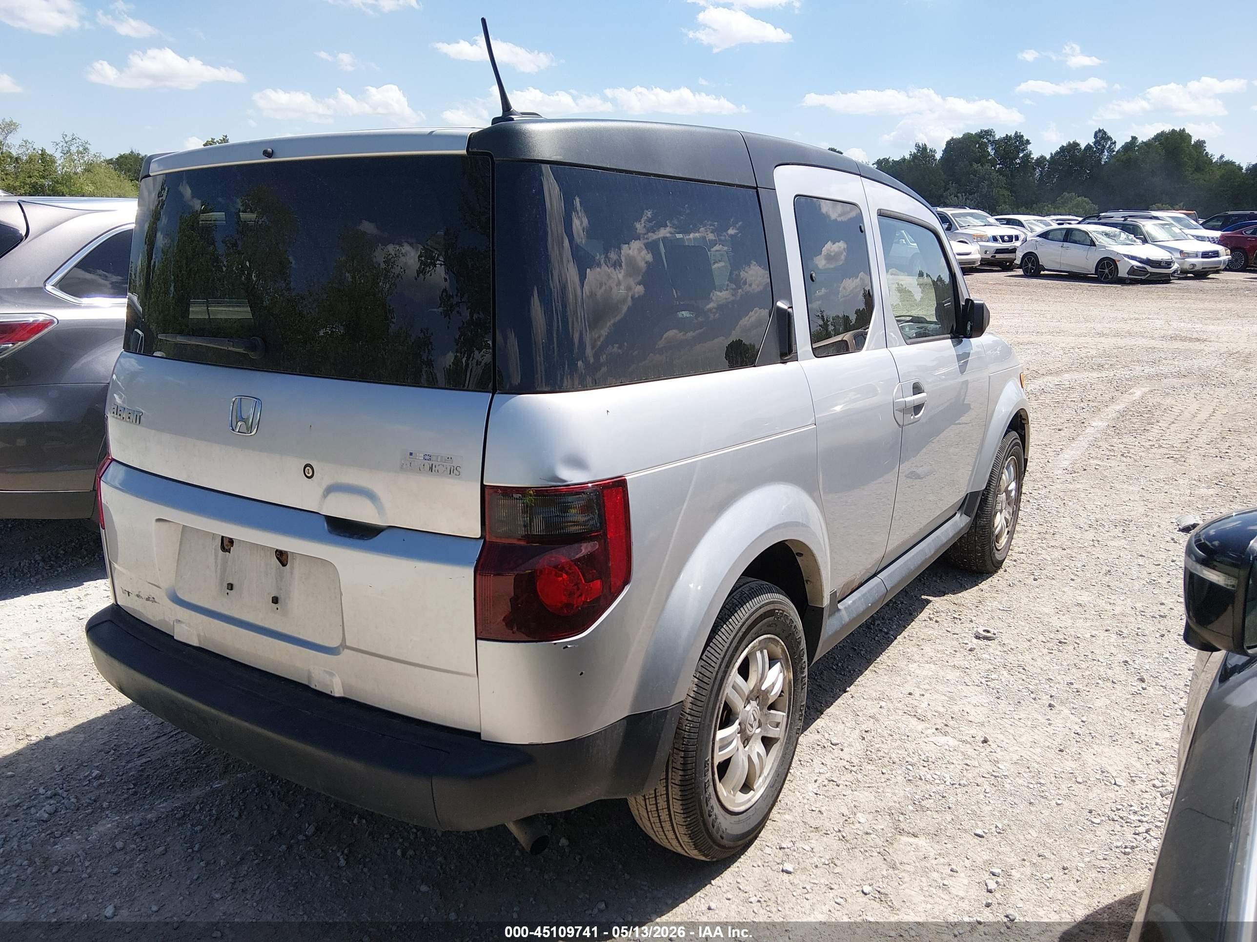 2008 Honda Element Ex Silver vin: 5J6YH18758L015911
