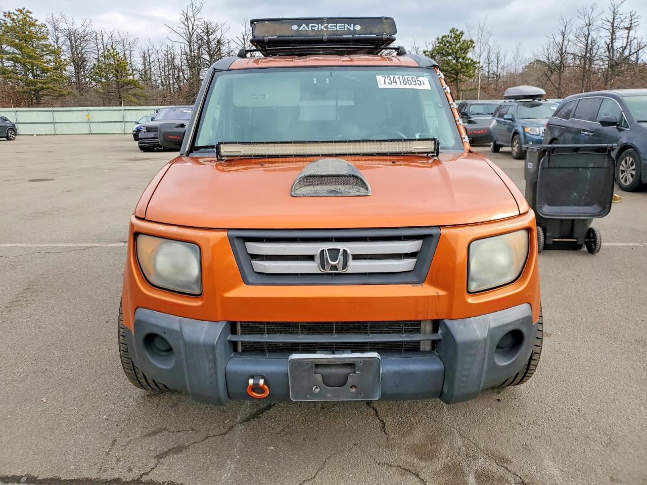 2007 Honda Element Ex Orange vin: 5J6YH18767L005449