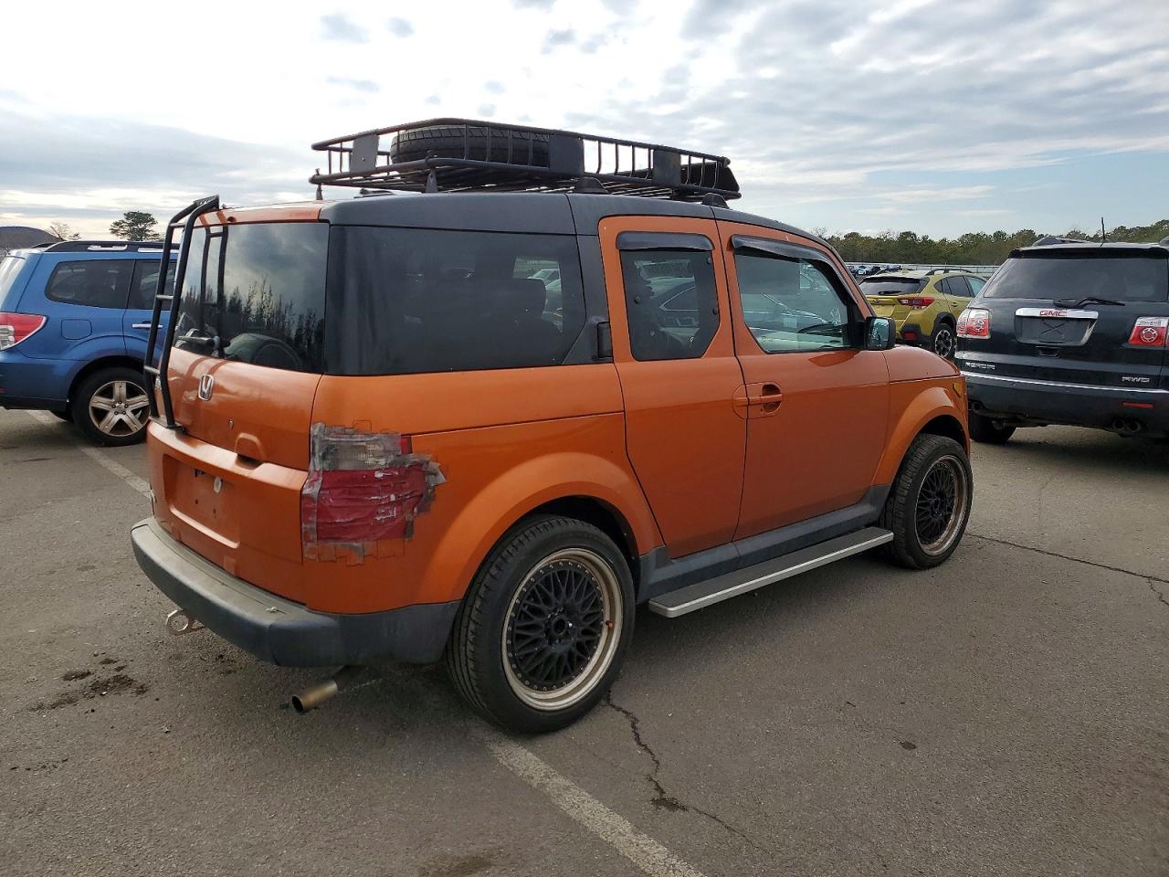 2007 Honda Element Ex Orange vin: 5J6YH18767L005449