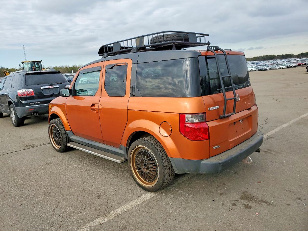 2007 Honda Element Ex Orange vin: 5J6YH18767L005449