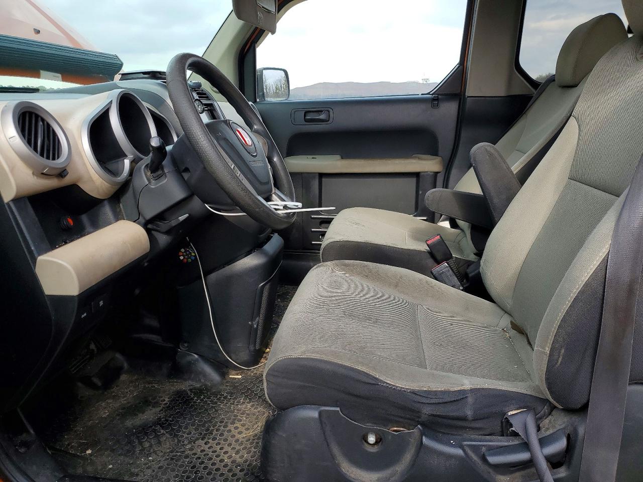 2007 Honda Element Ex Orange vin: 5J6YH18767L005449