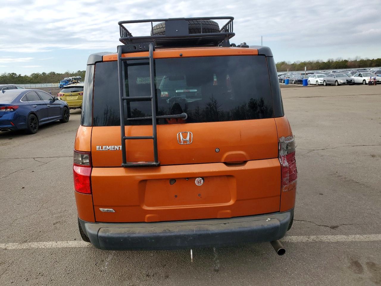 2007 Honda Element Ex Orange vin: 5J6YH18767L005449
