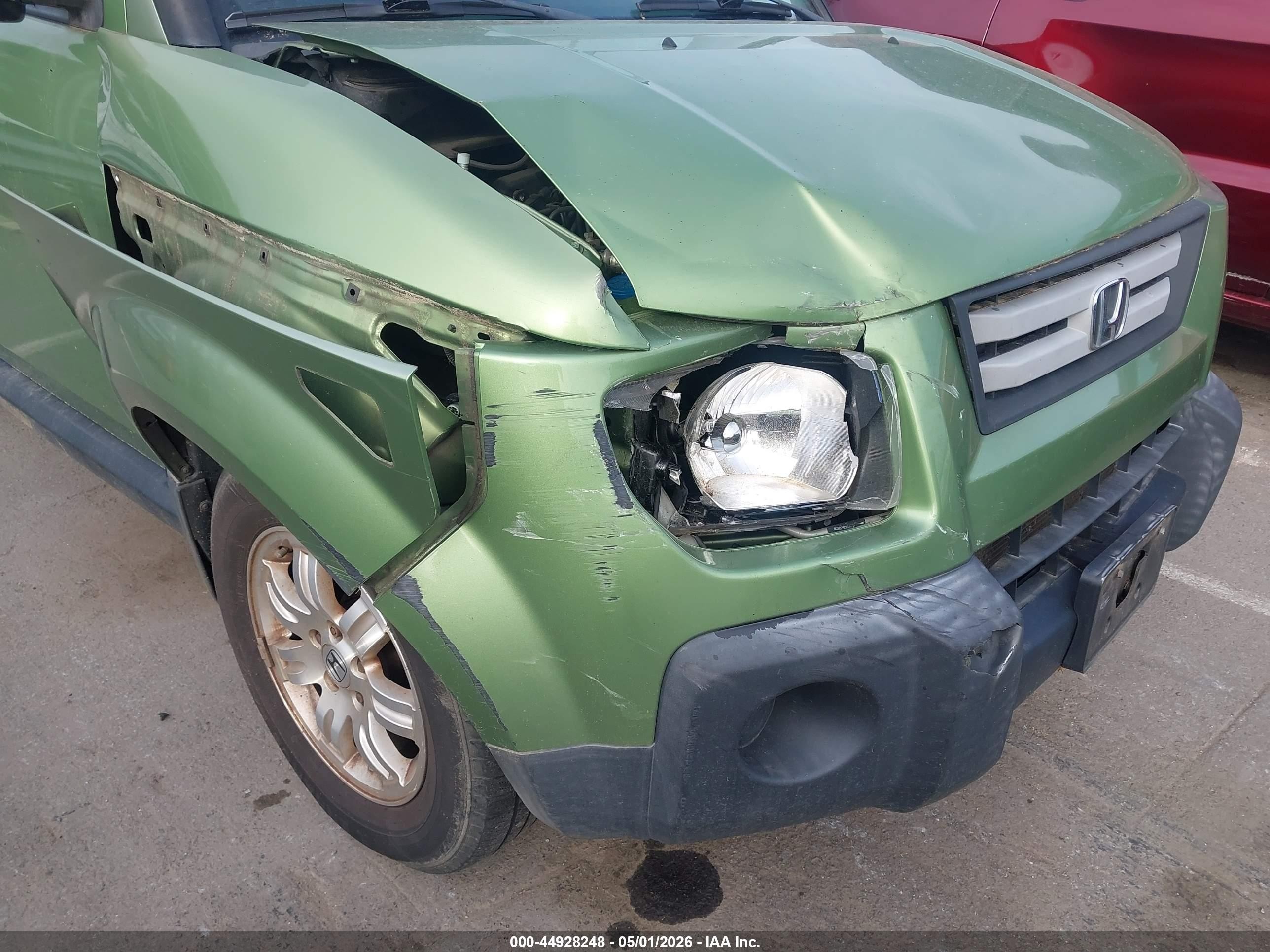 2008 Honda Element Ex Green vin: 5J6YH18768L002102