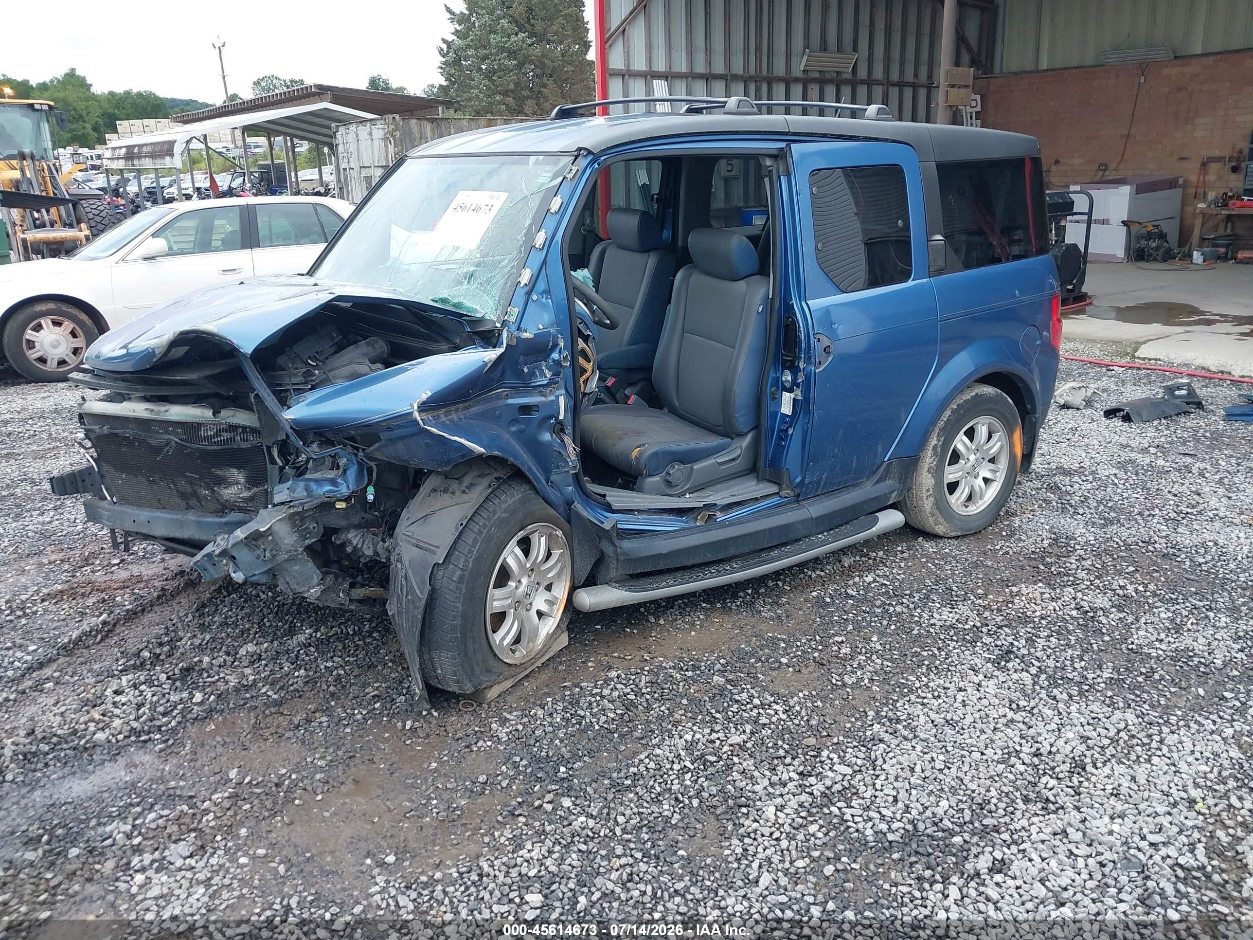 2006 Honda Element Ex-p Синий vin: 5J6YH18776L004986