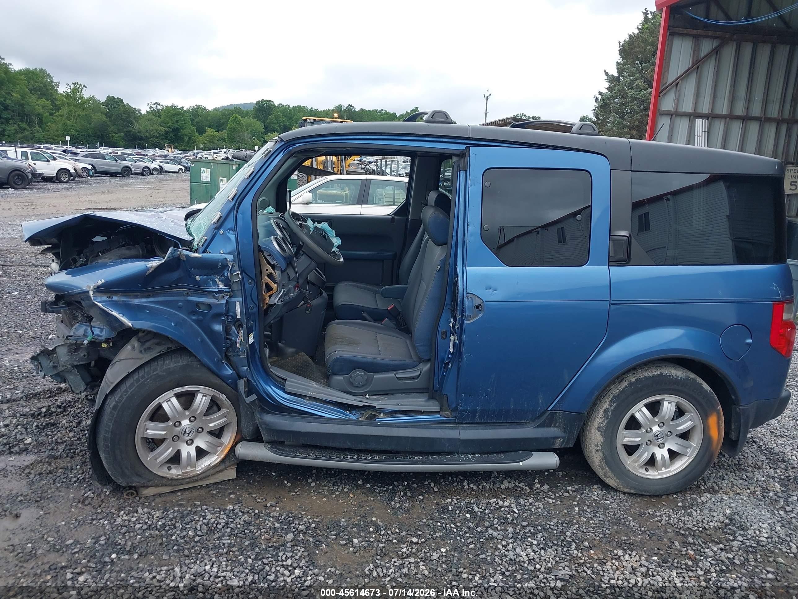 2006 Honda Element Ex-p Синий vin: 5J6YH18776L004986