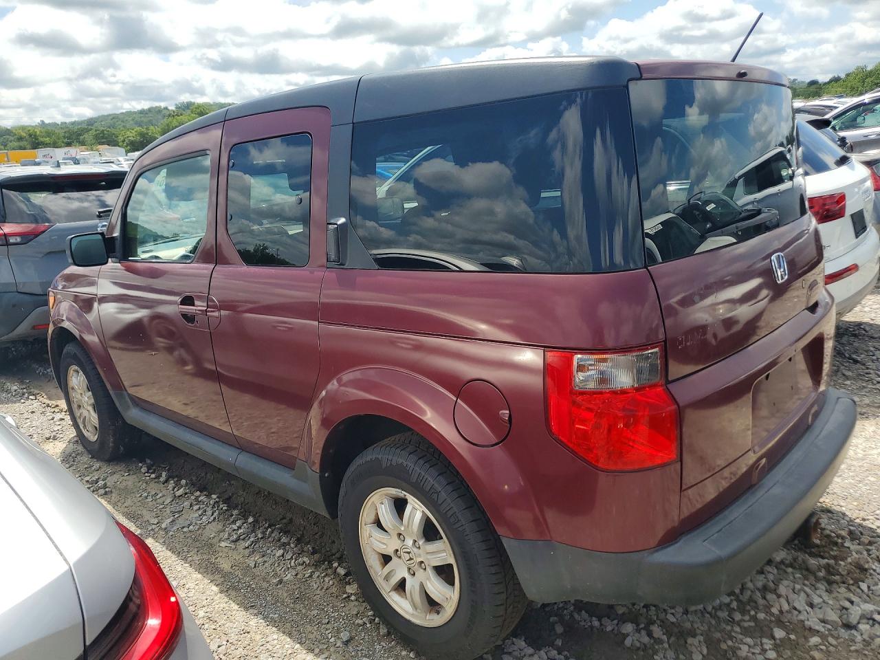 2007 Honda Element Ex Burgundy vin: 5J6YH18777L013155