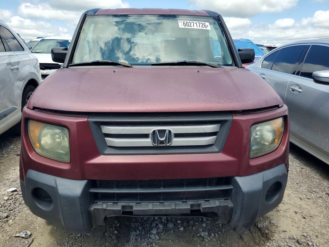2007 Honda Element Ex Burgundy vin: 5J6YH18777L013155