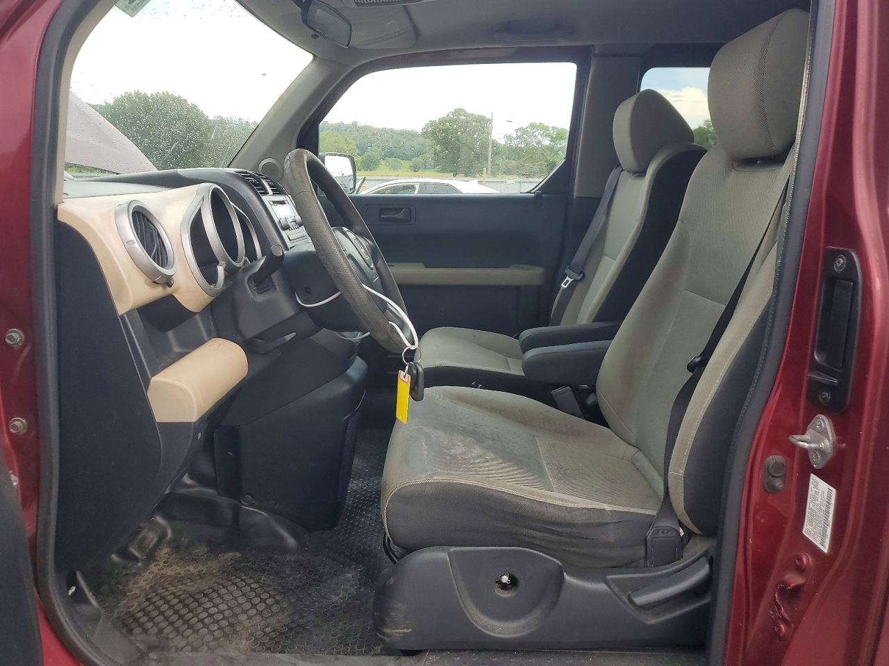 2007 Honda Element Ex Burgundy vin: 5J6YH18777L013155