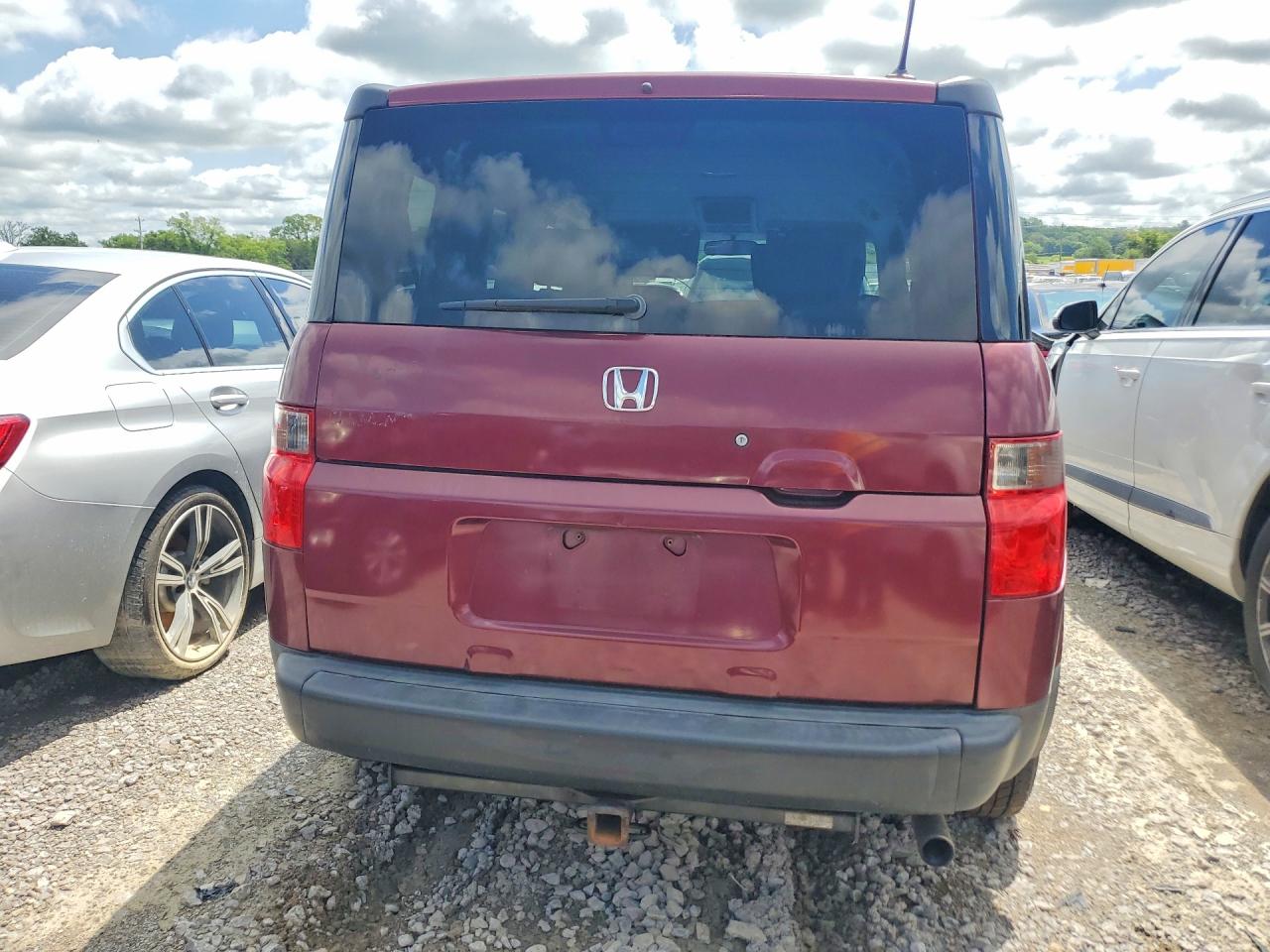 2007 Honda Element Ex Burgundy vin: 5J6YH18777L013155