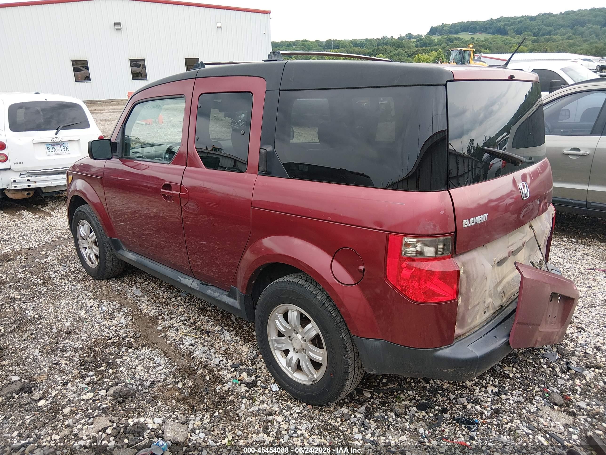 2006 Honda Element Ex-p Maroon vin: 5J6YH18786L009324