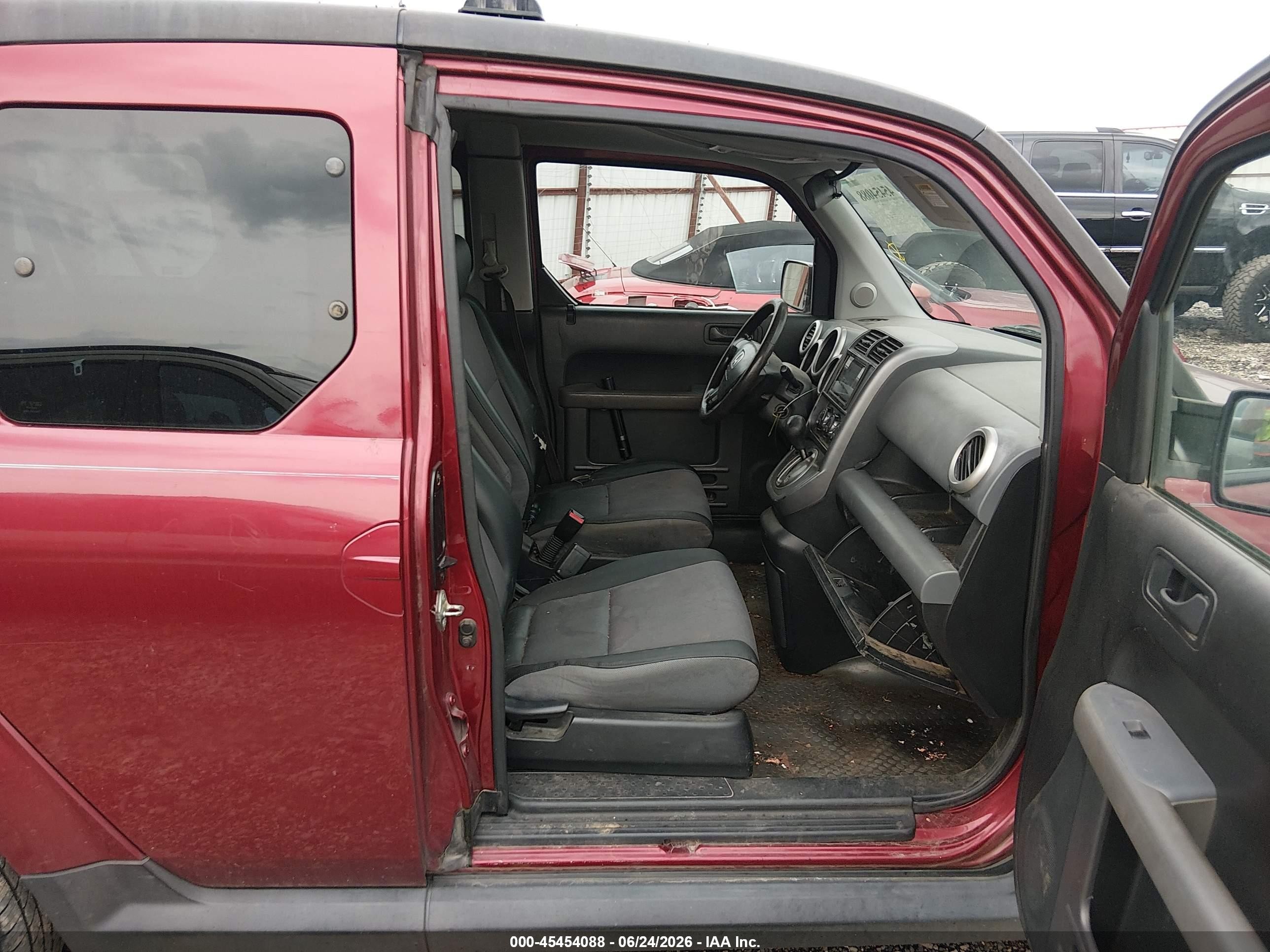 2006 Honda Element Ex-p Maroon vin: 5J6YH18786L009324