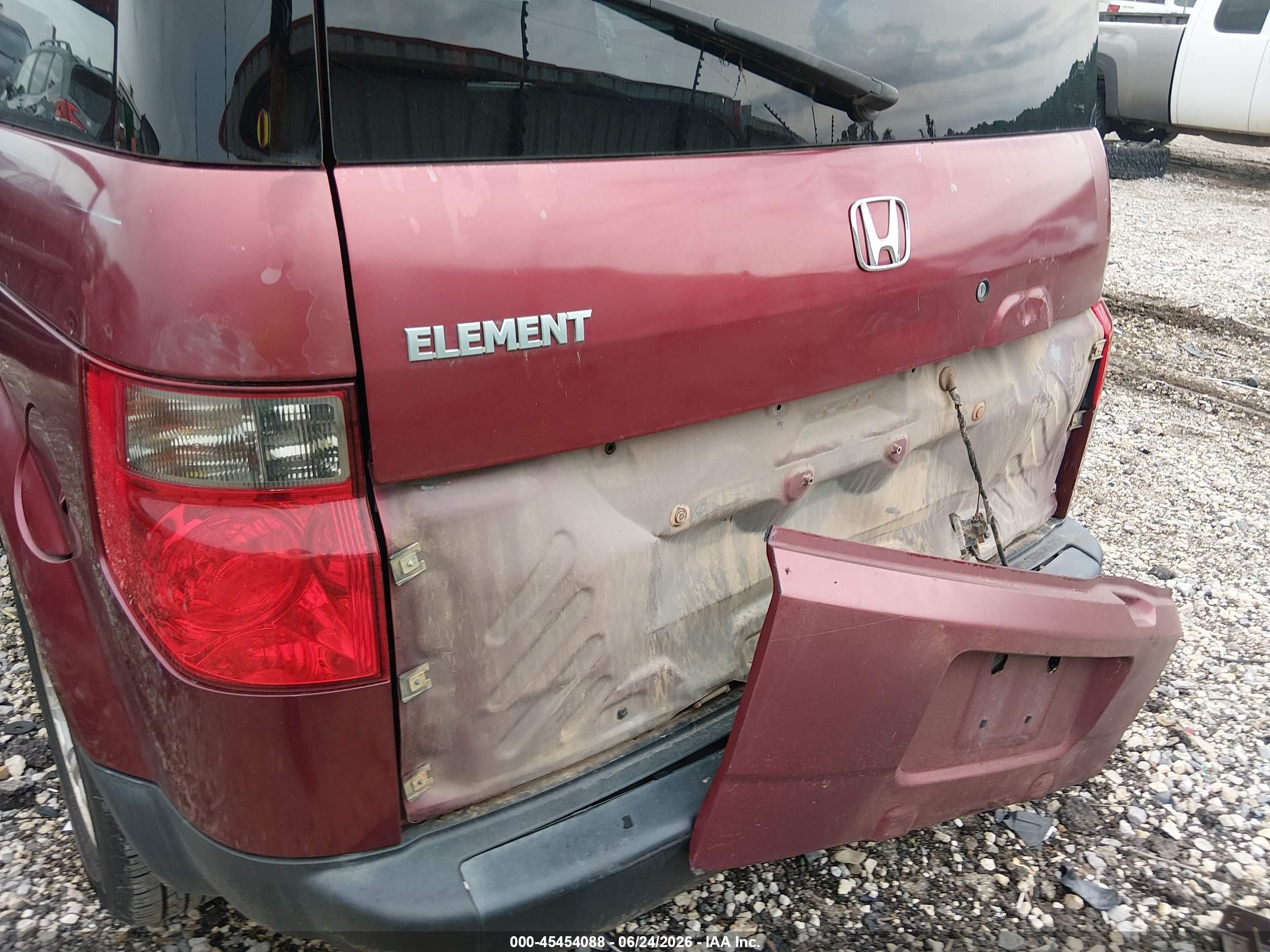 2006 Honda Element Ex-p Maroon vin: 5J6YH18786L009324