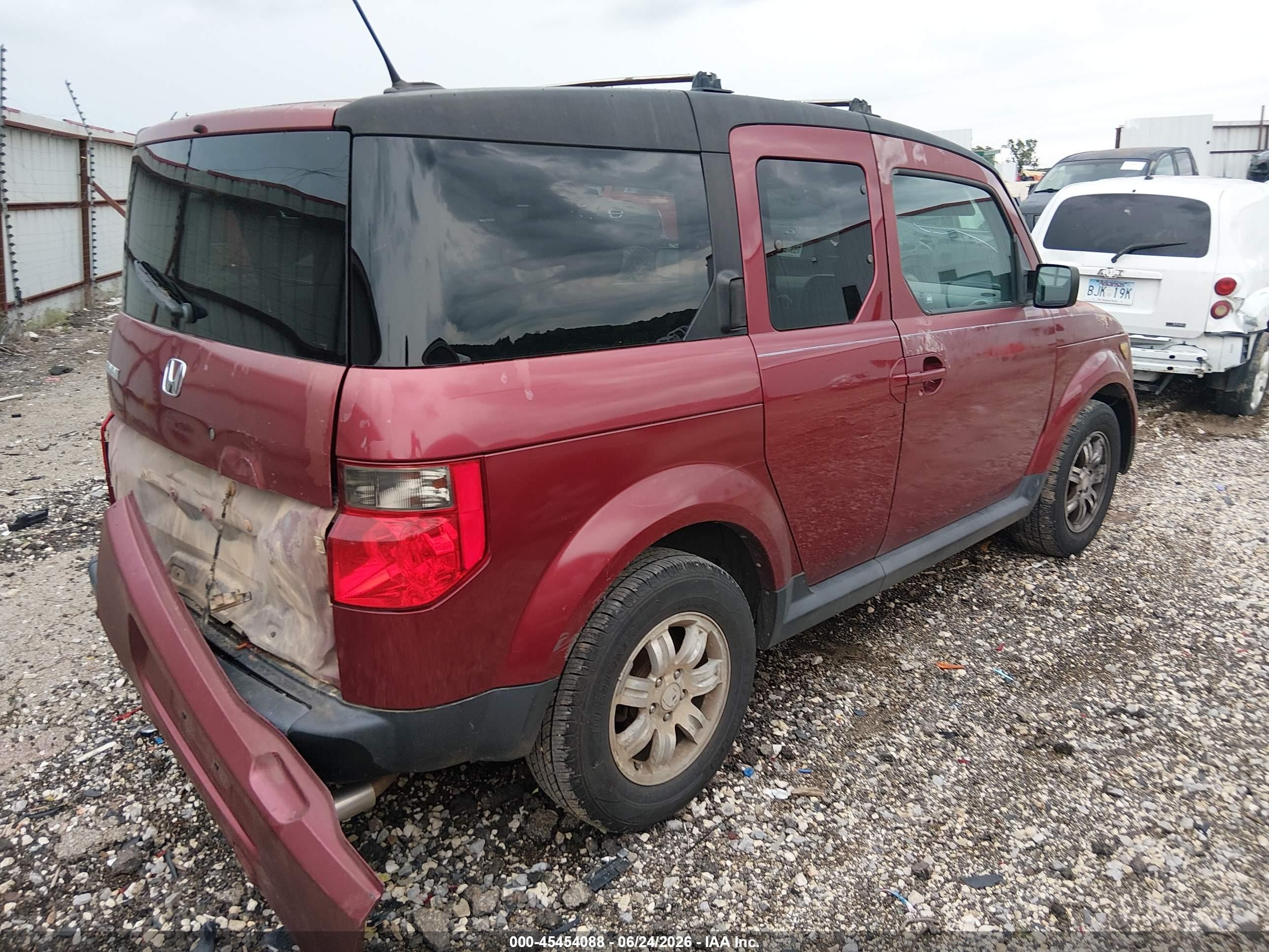 2006 Honda Element Ex-p Maroon vin: 5J6YH18786L009324