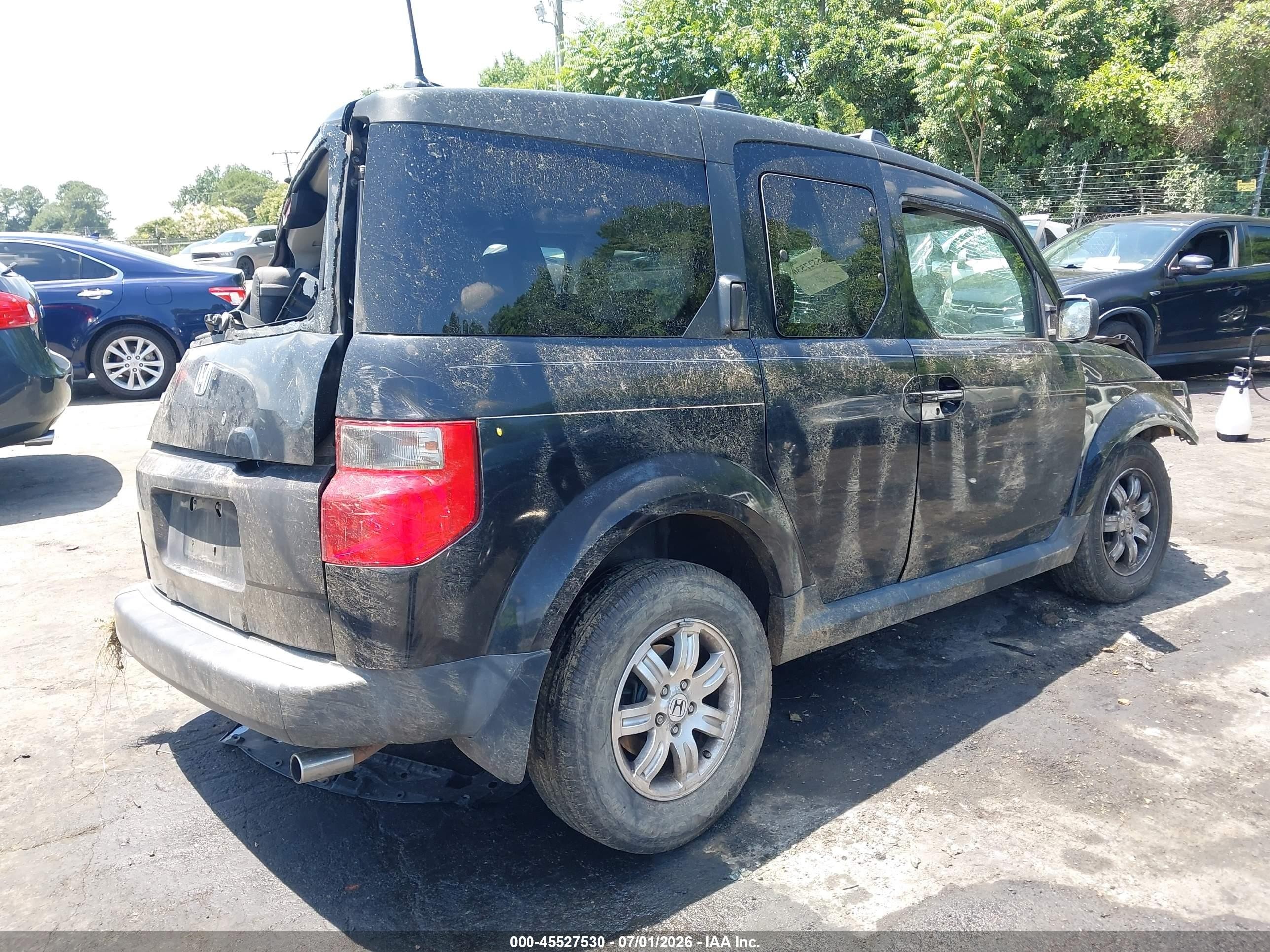 2006 Honda Element Ex-p Blue vin: 5J6YH18786L011994