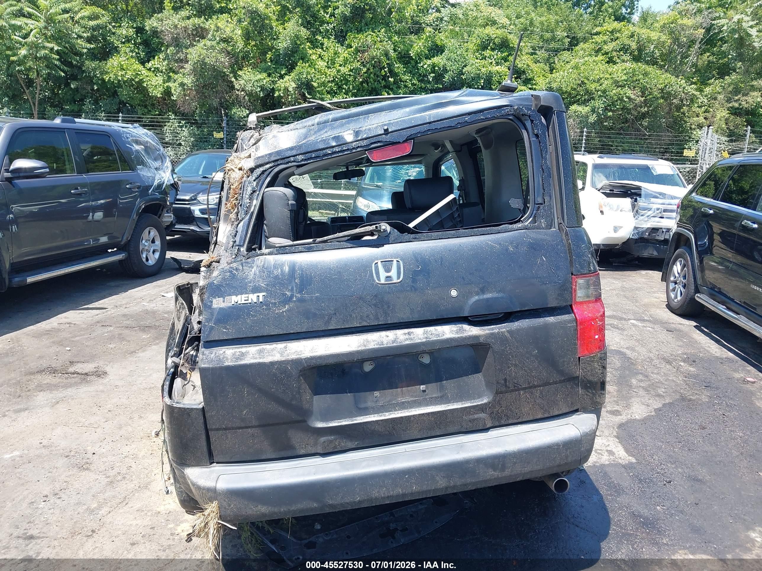 2006 Honda Element Ex-p Blue vin: 5J6YH18786L011994
