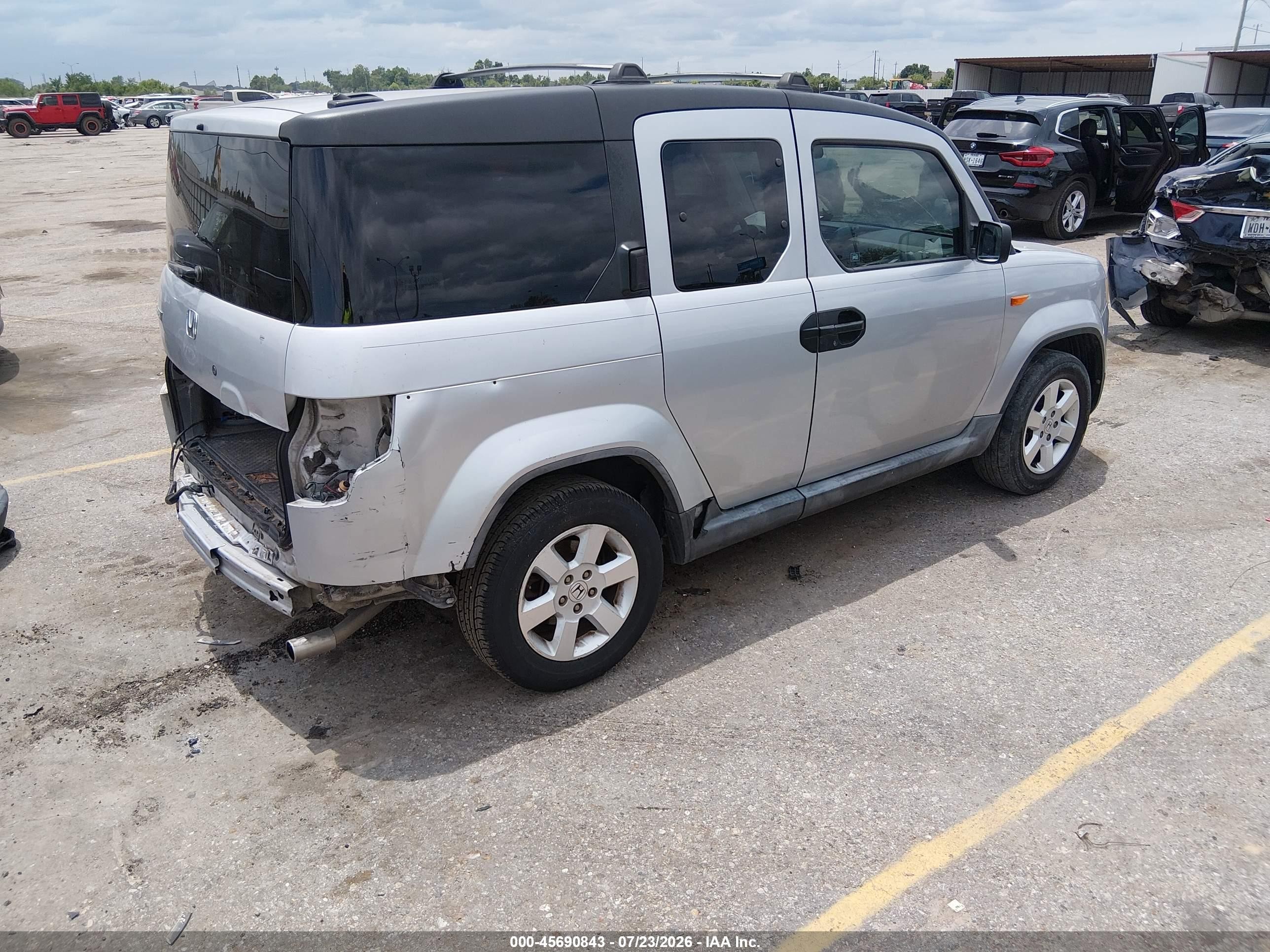 2009 Honda Element Ex Серый vin: 5J6YH18799L000829