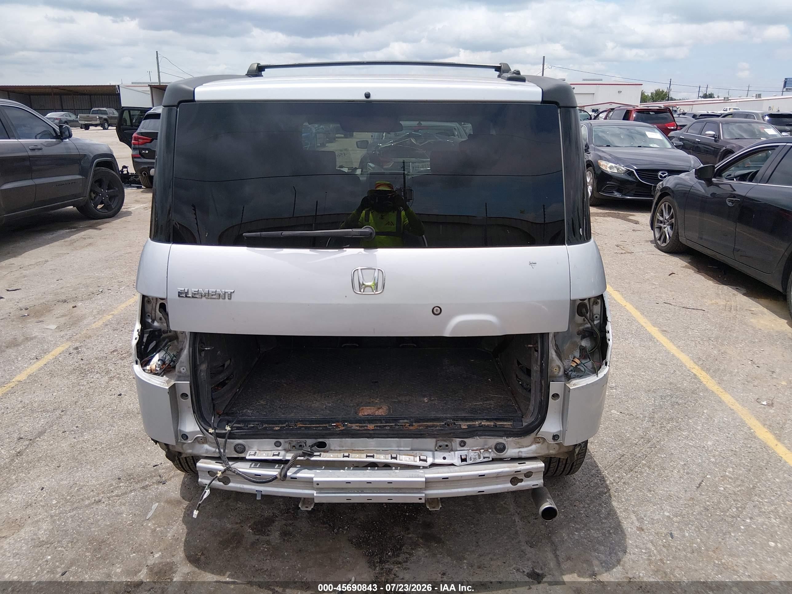 2009 Honda Element Ex Серый vin: 5J6YH18799L000829