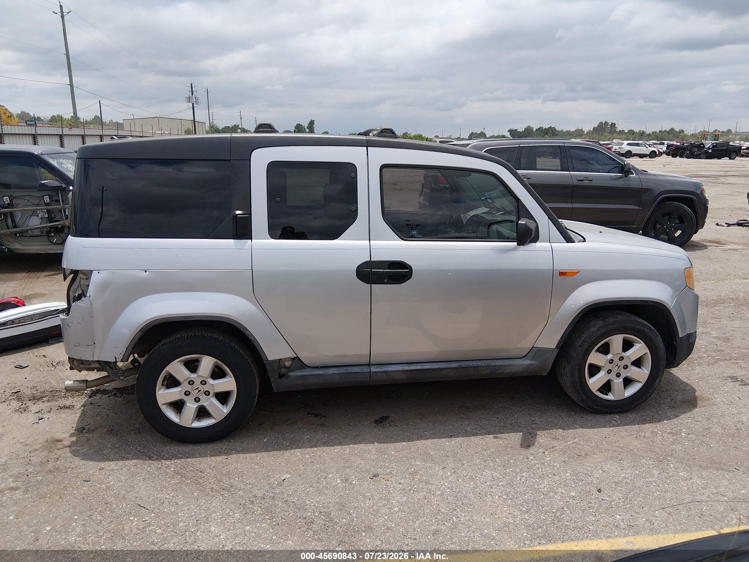 2009 Honda Element Ex Серый vin: 5J6YH18799L000829
