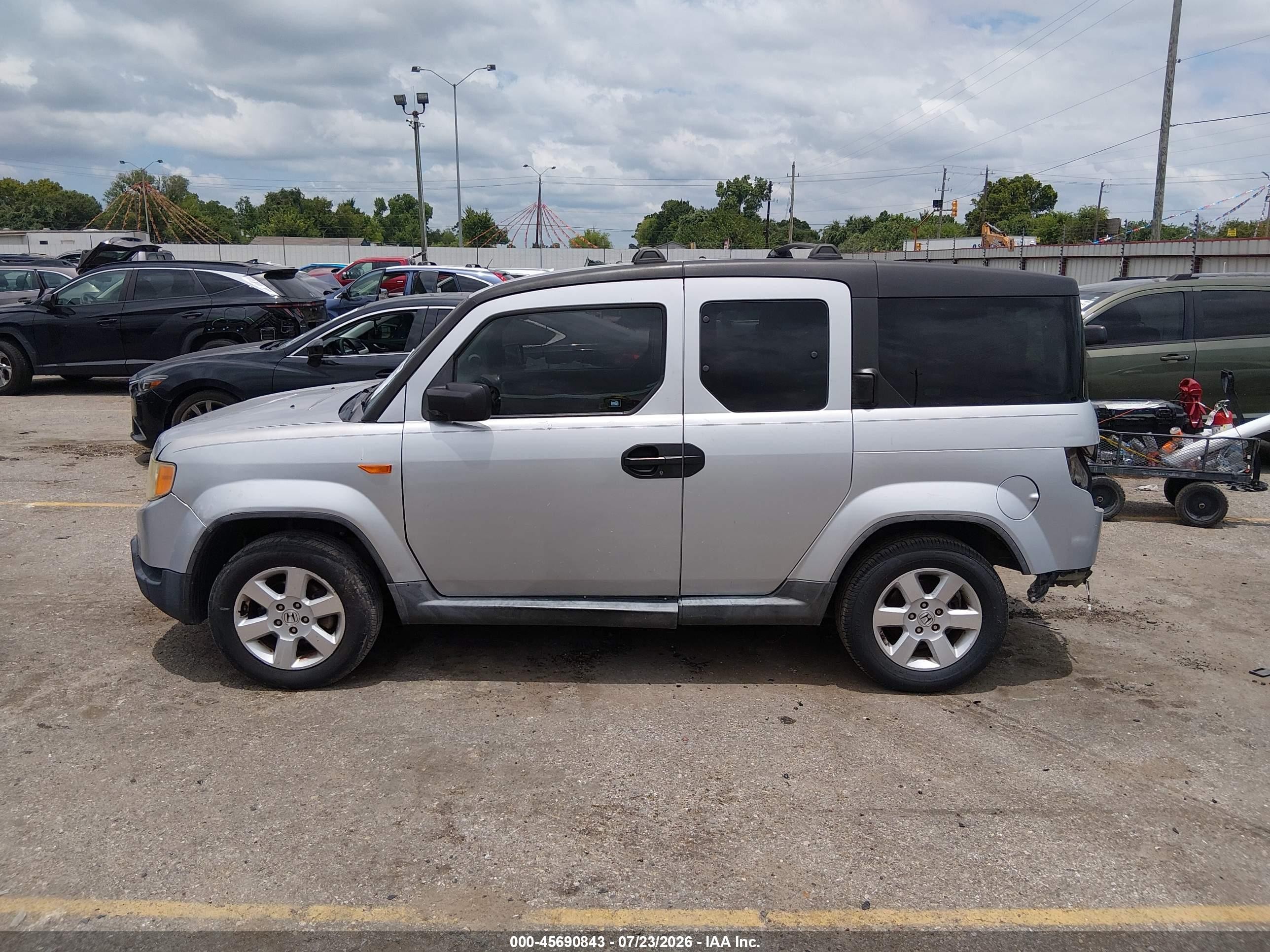 2009 Honda Element Ex Серый vin: 5J6YH18799L000829