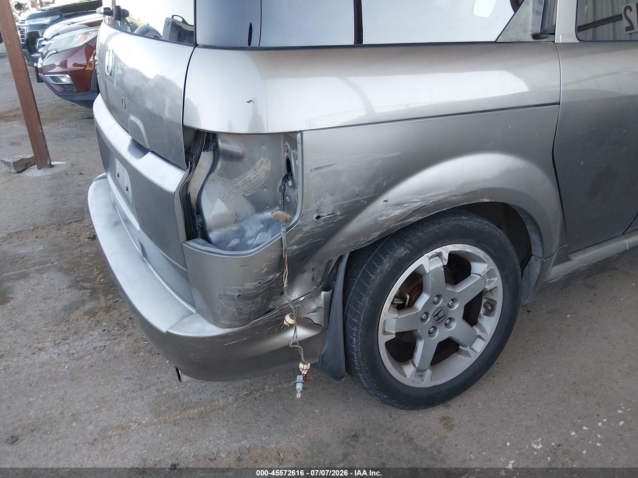 2008 Honda Element Sc Gray vin: 5J6YH18908L001478