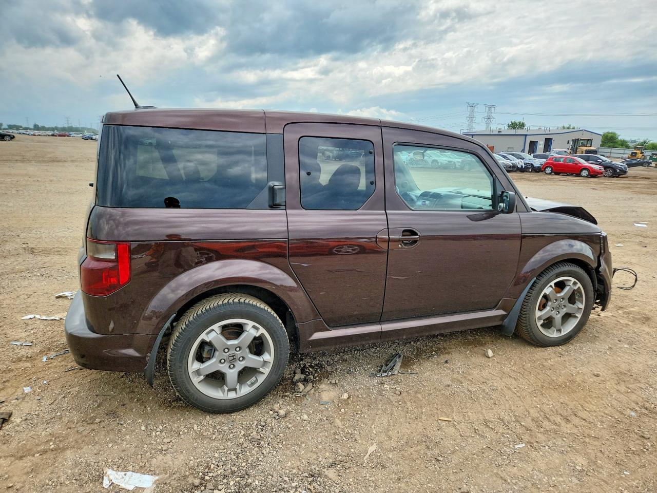 2008 Honda Element Sc Maroon vin: 5J6YH18908L004915