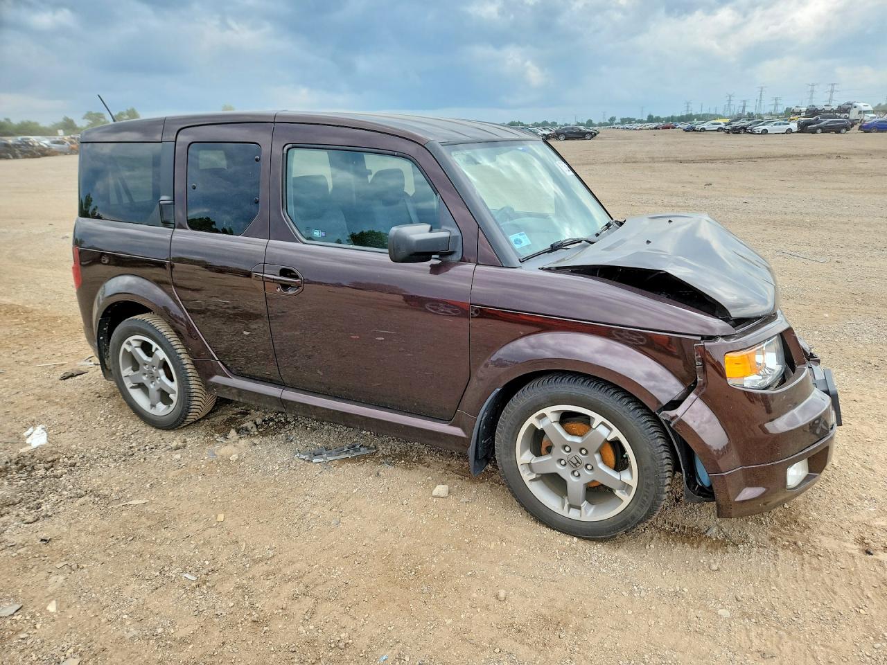 2008 Honda Element Sc Maroon vin: 5J6YH18908L004915