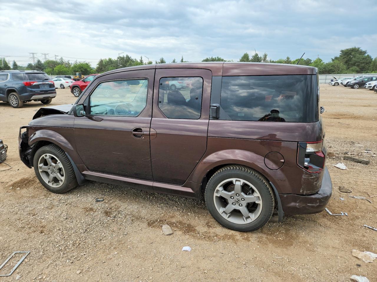 2008 Honda Element Sc Maroon vin: 5J6YH18908L004915