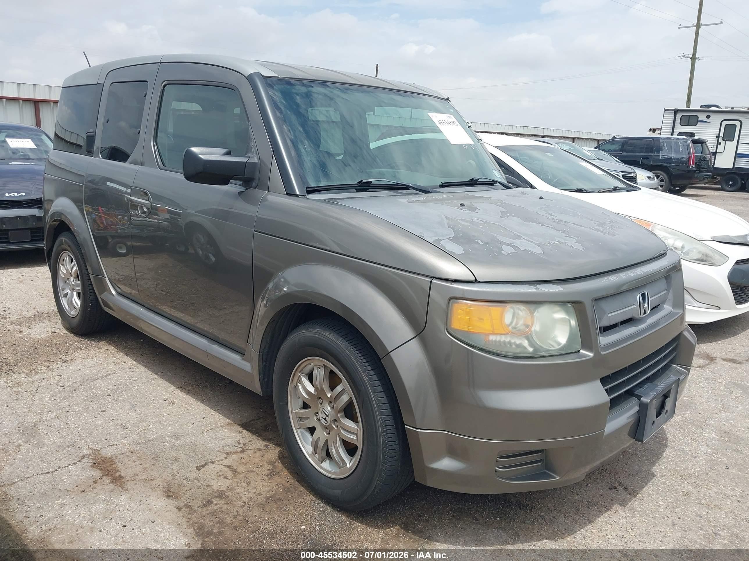 2008 Honda Element Sc Gray vin: 5J6YH18908L005417