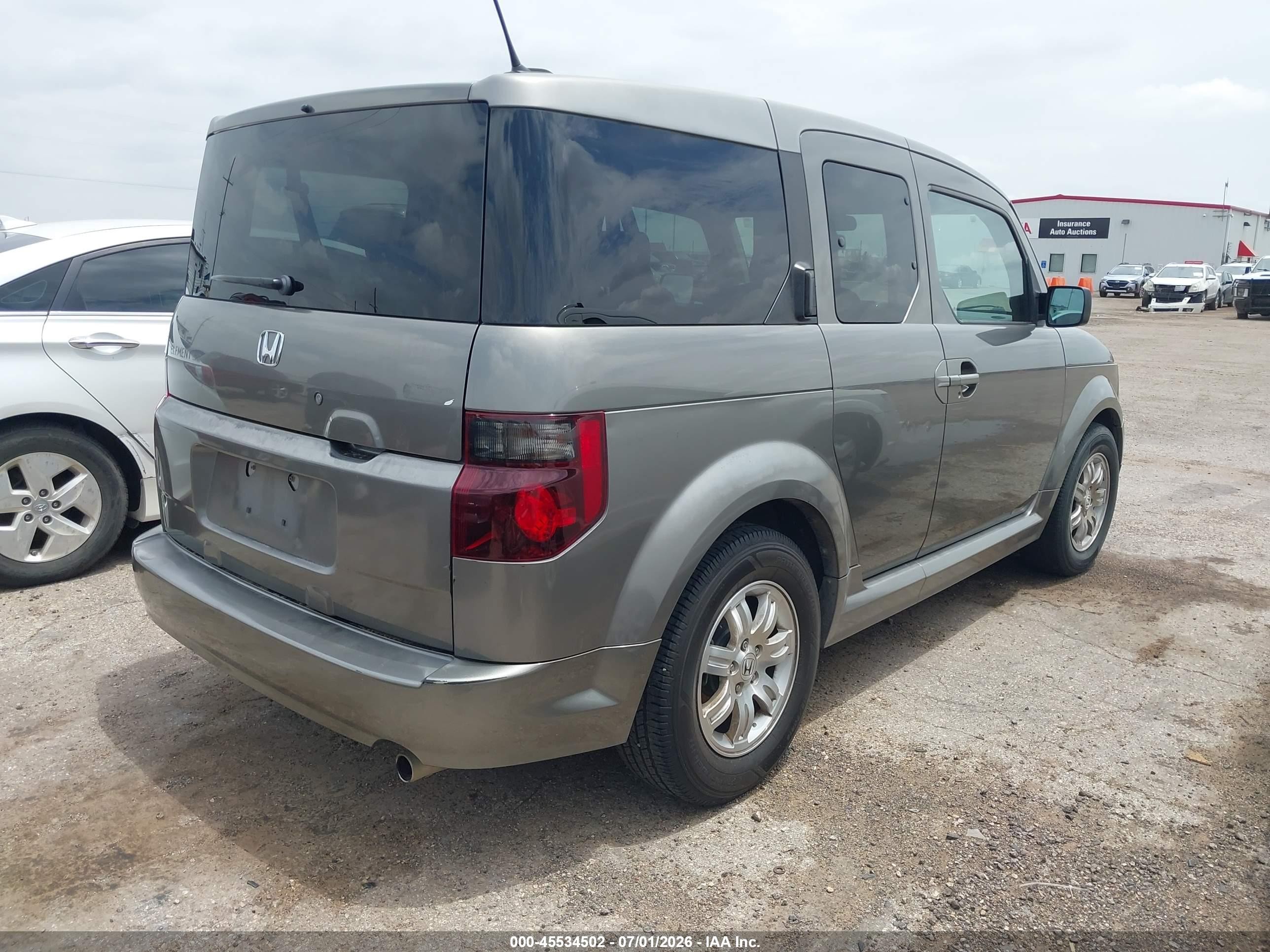 2008 Honda Element Sc Gray vin: 5J6YH18908L005417