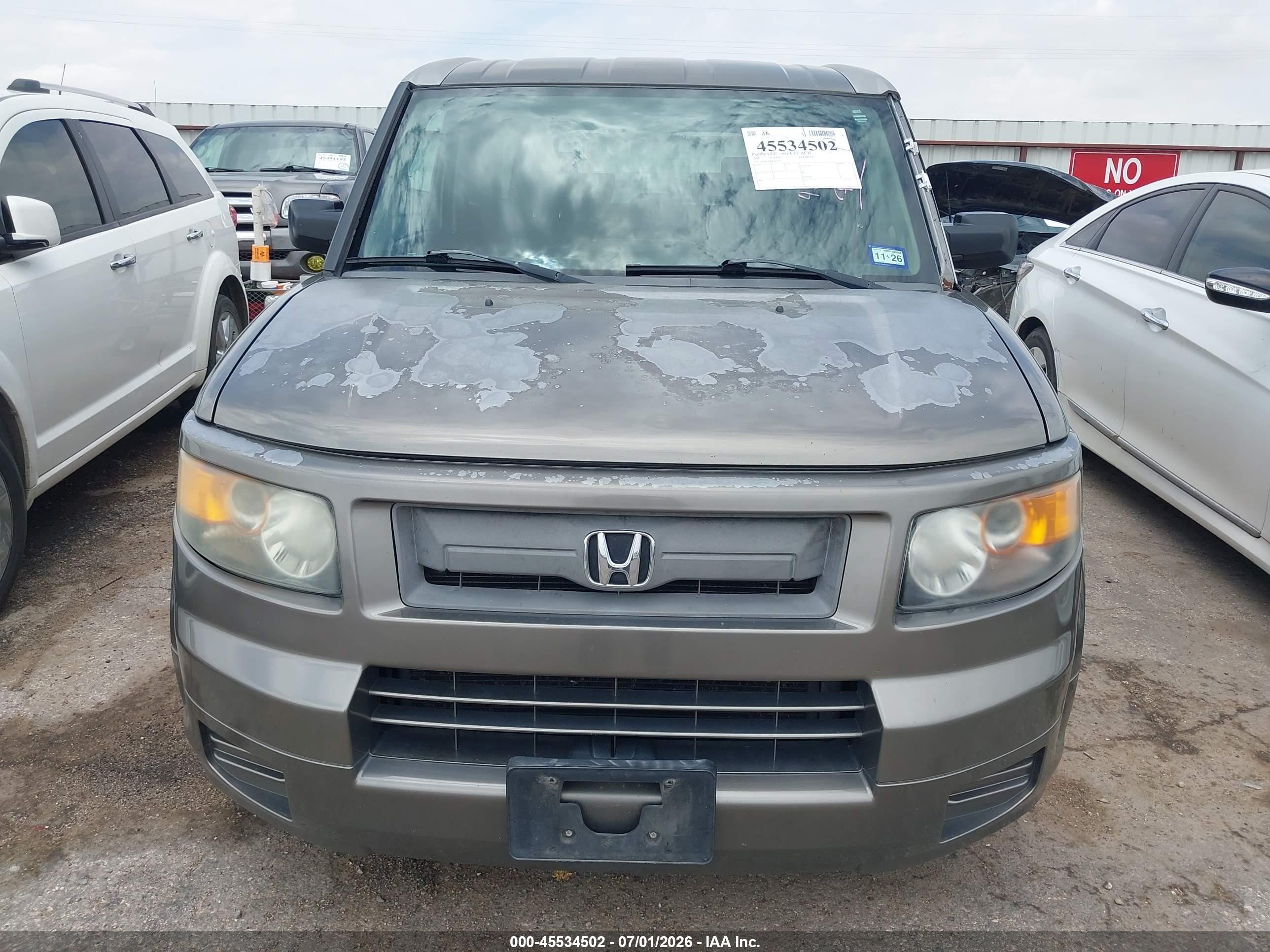 2008 Honda Element Sc Gray vin: 5J6YH18908L005417