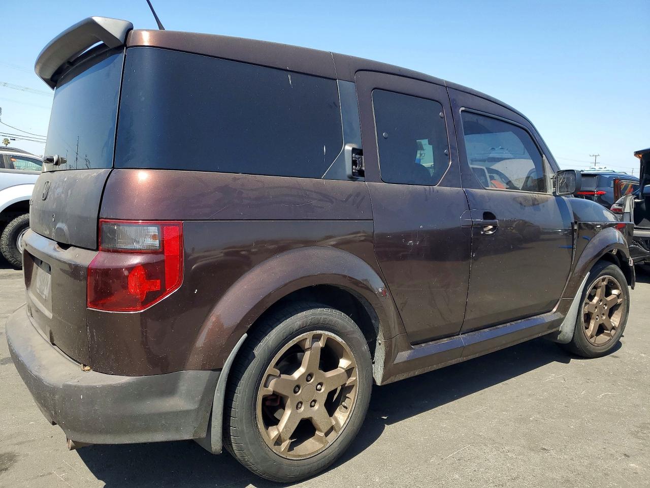 2007 Honda Element Sc Brown vin: 5J6YH18917L009362