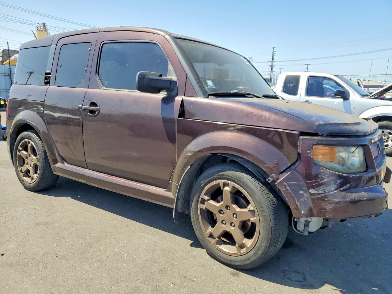 2007 Honda Element Sc Brown vin: 5J6YH18917L009362