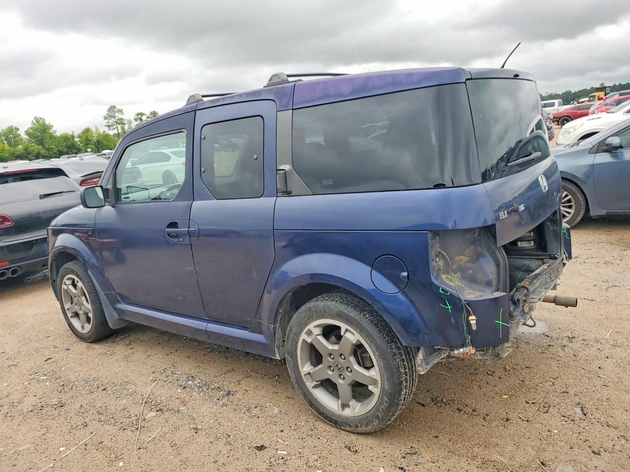 2008 Honda Element Sc Синий vin: 5J6YH18918L007774