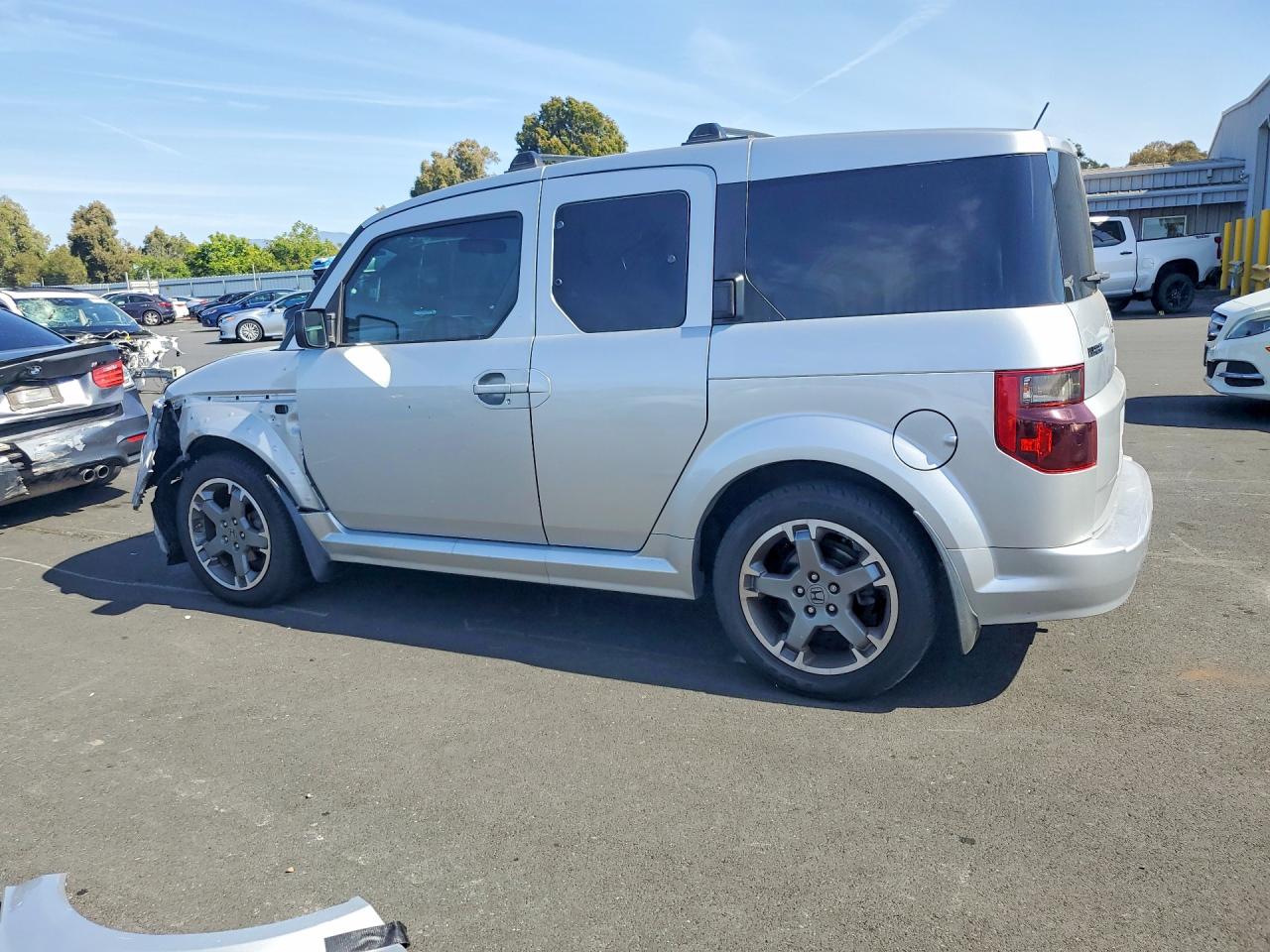 2008 Honda Element Sc Silver vin: 5J6YH18918L016457
