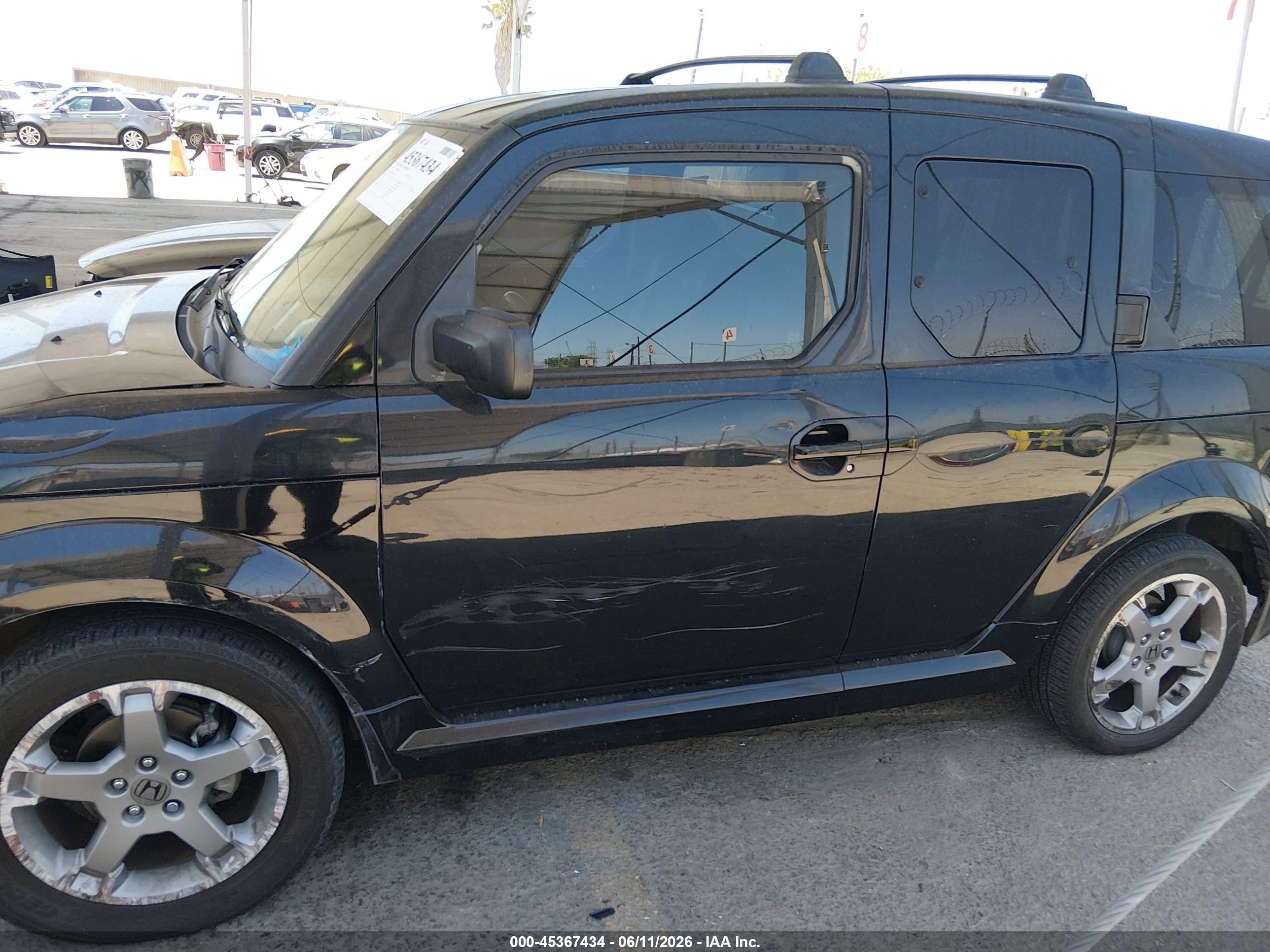 2007 Honda Element Sc Black vin: 5J6YH18927L005689
