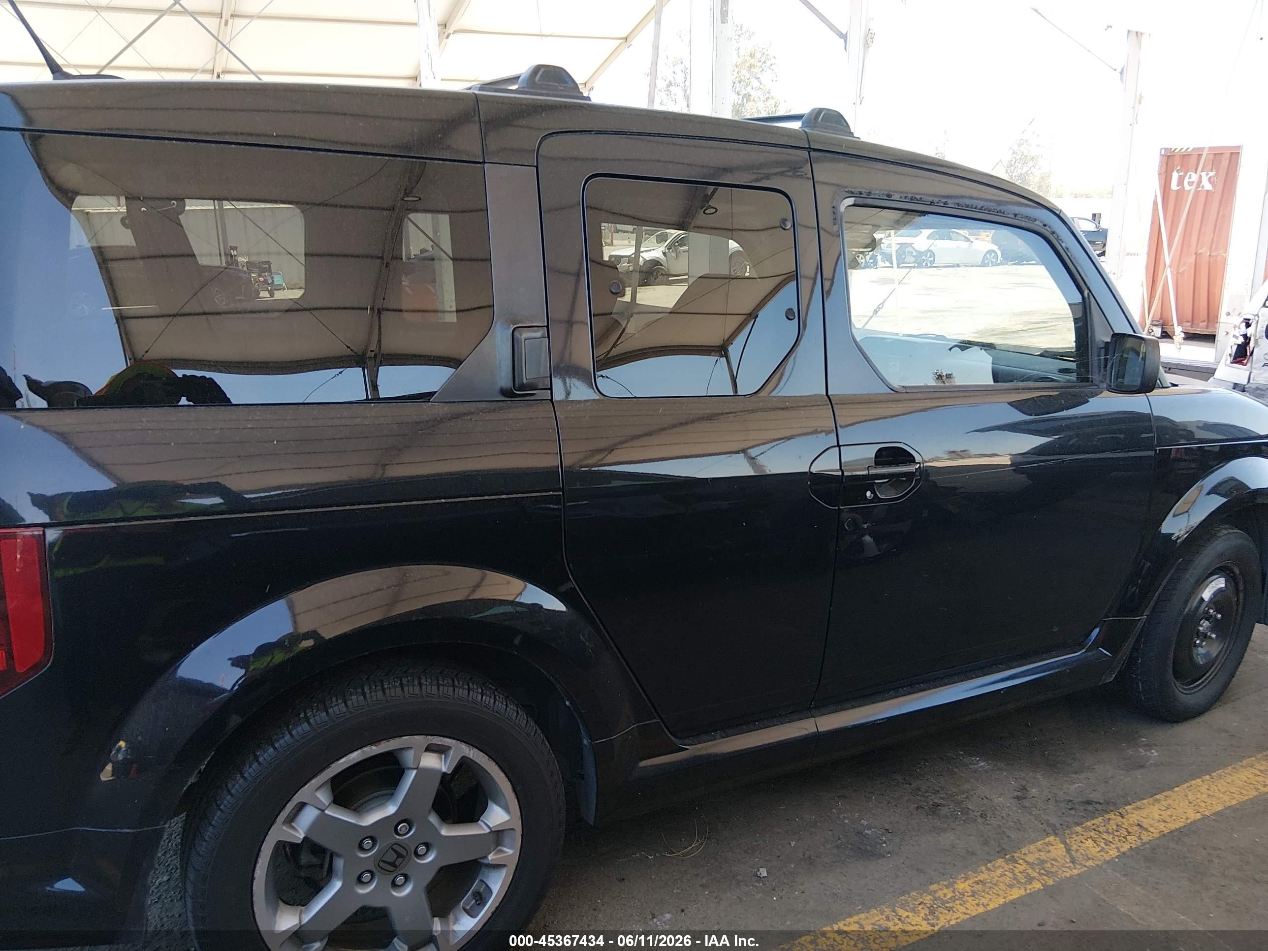 2007 Honda Element Sc Black vin: 5J6YH18927L005689