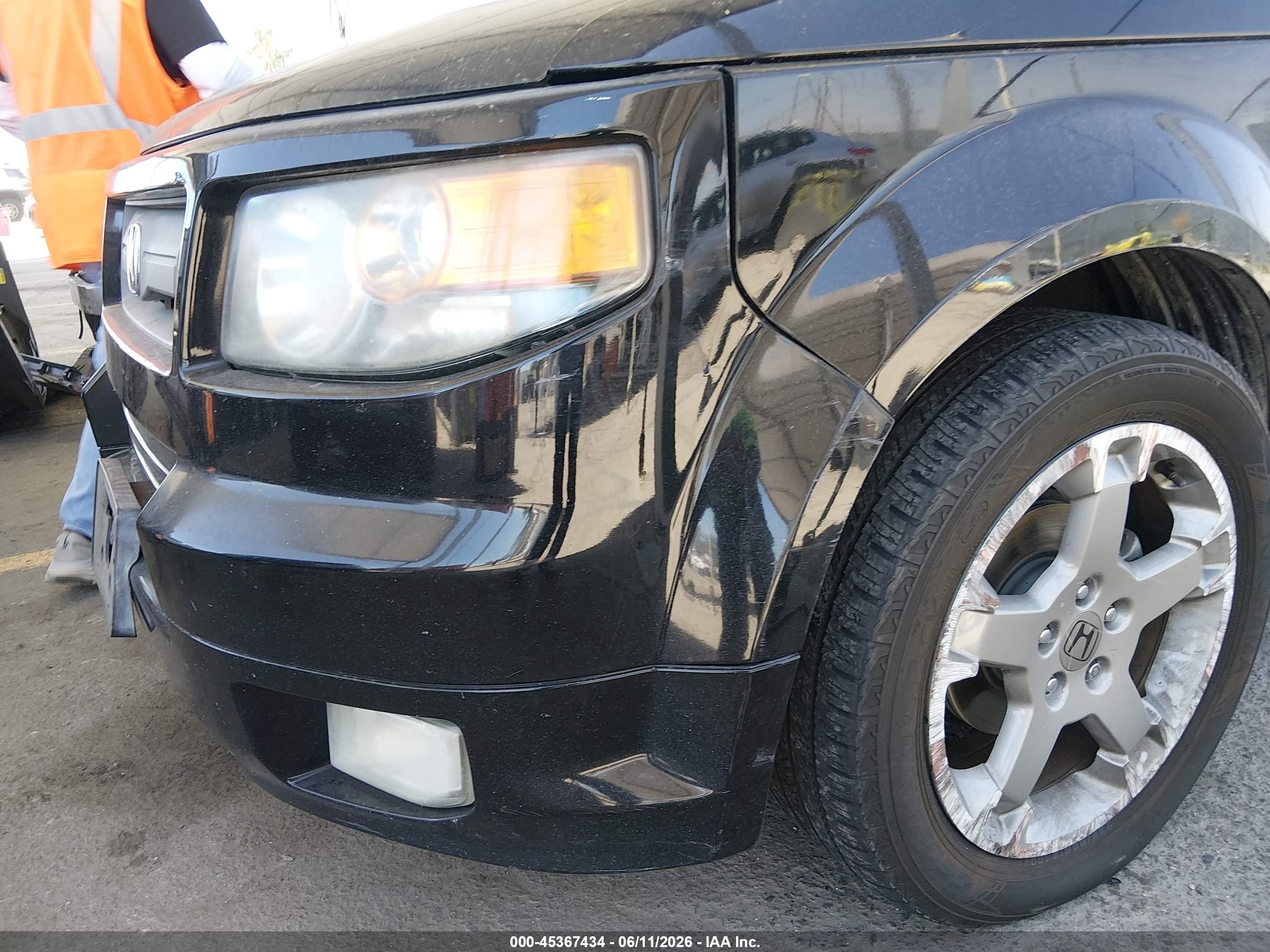 2007 Honda Element Sc Black vin: 5J6YH18927L005689