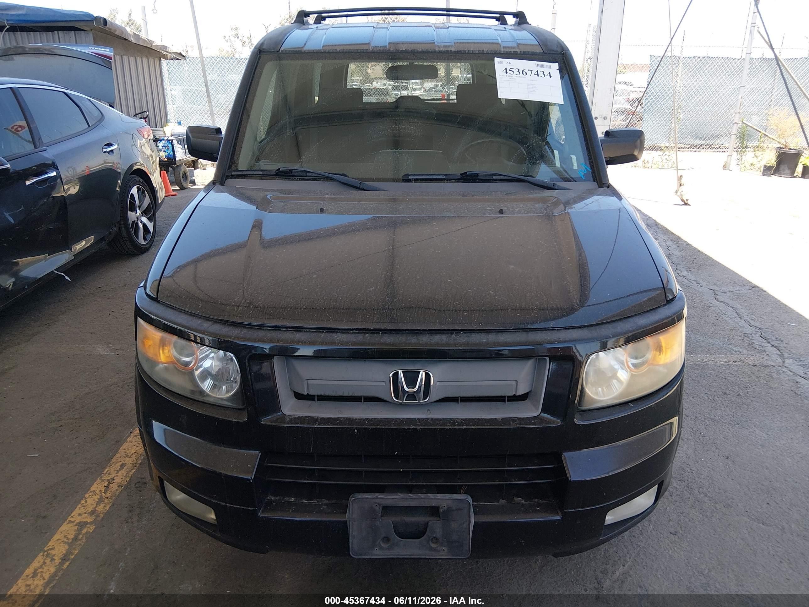 2007 Honda Element Sc Black vin: 5J6YH18927L005689