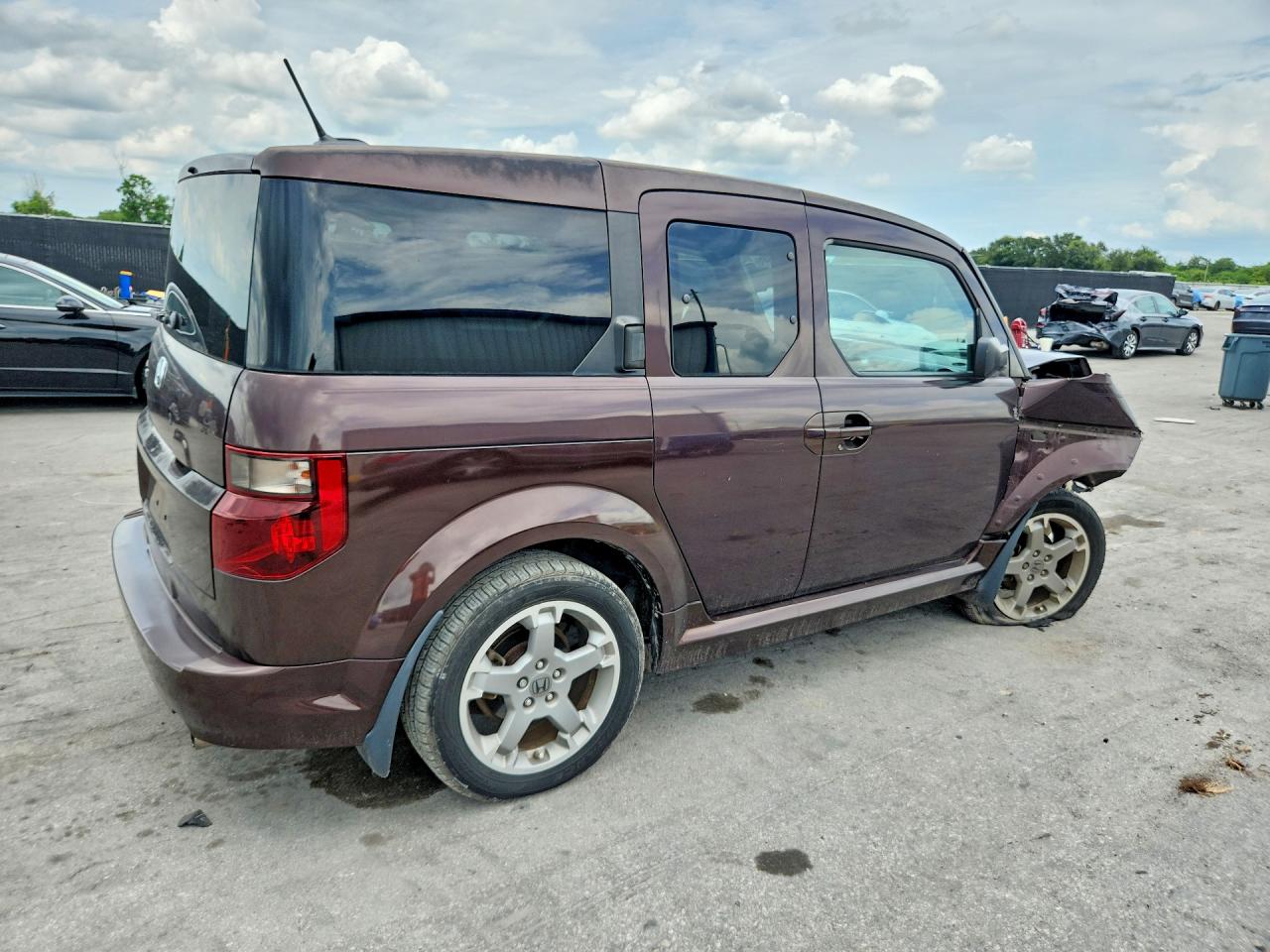 2007 Honda Element Sc Brown vin: 5J6YH18927L010245