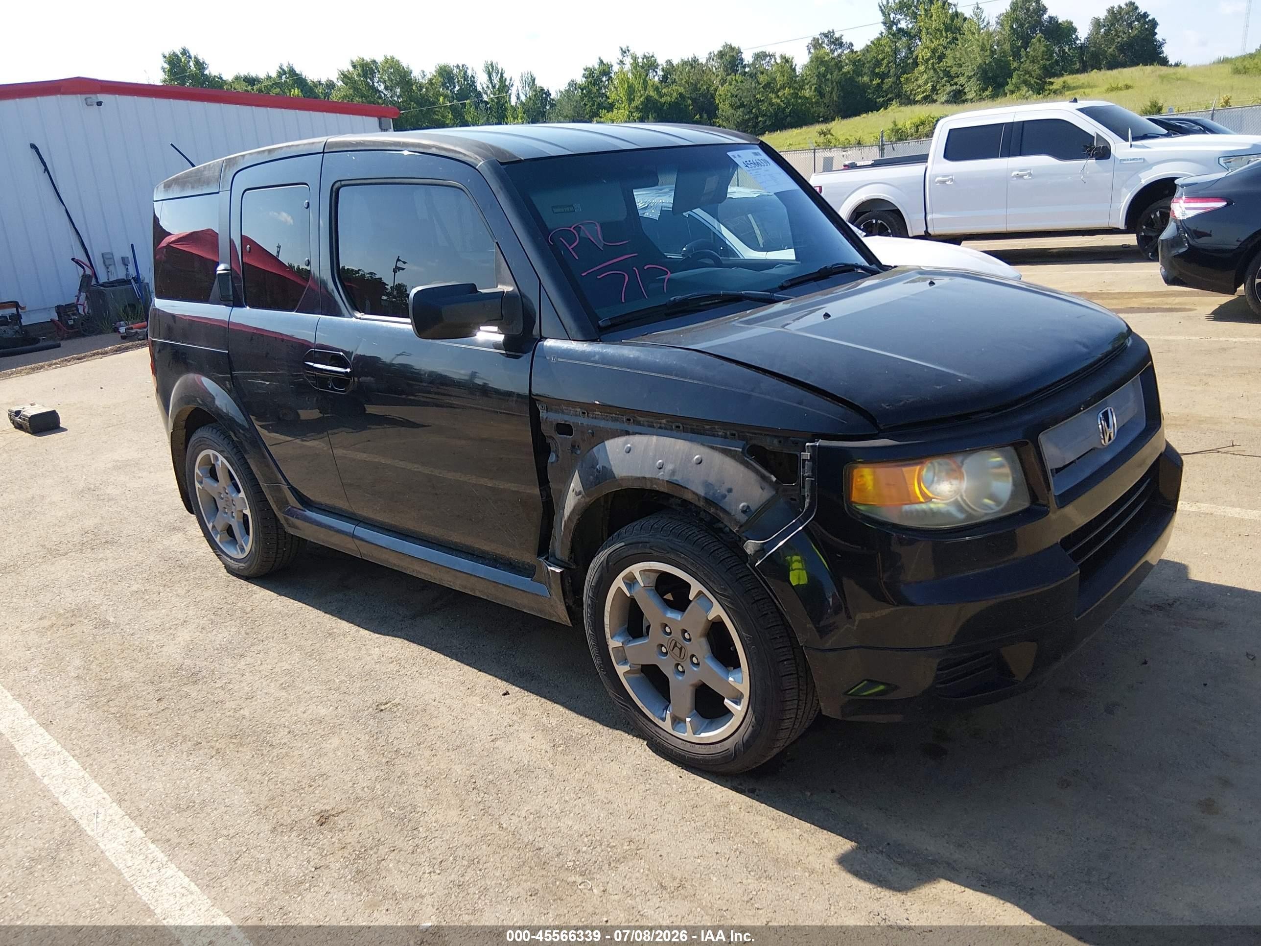 2008 Honda Element Sc Black vin: 5J6YH18928L000459