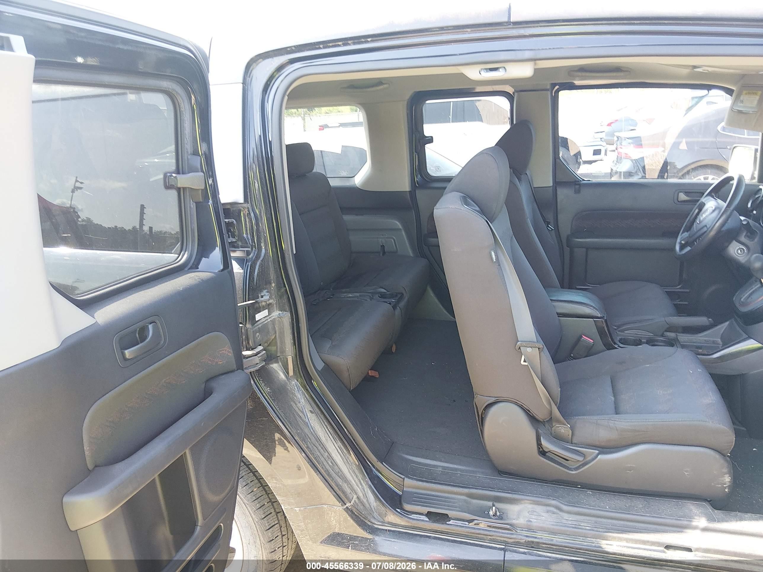 2008 Honda Element Sc Black vin: 5J6YH18928L000459