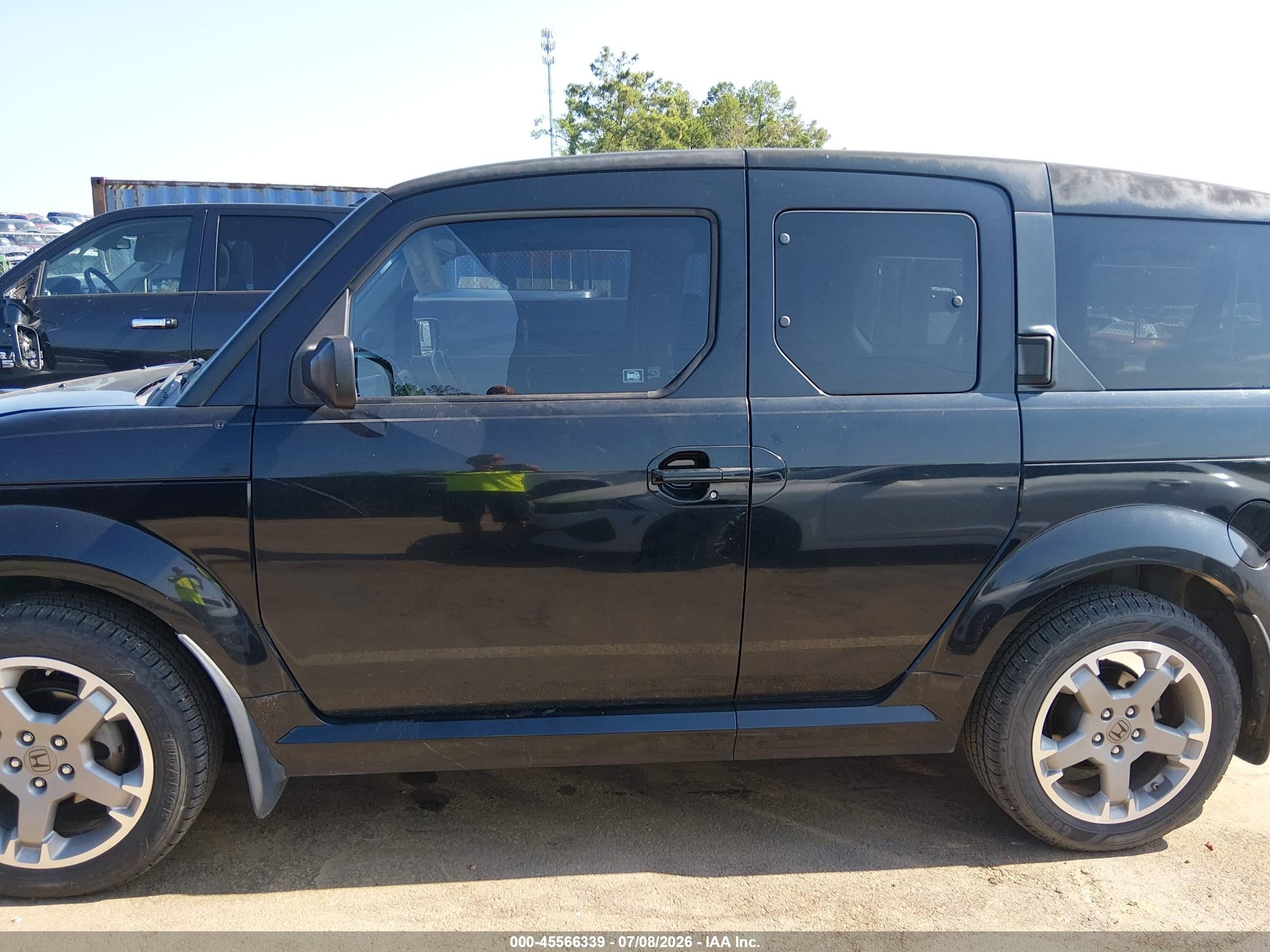 2008 Honda Element Sc Black vin: 5J6YH18928L000459