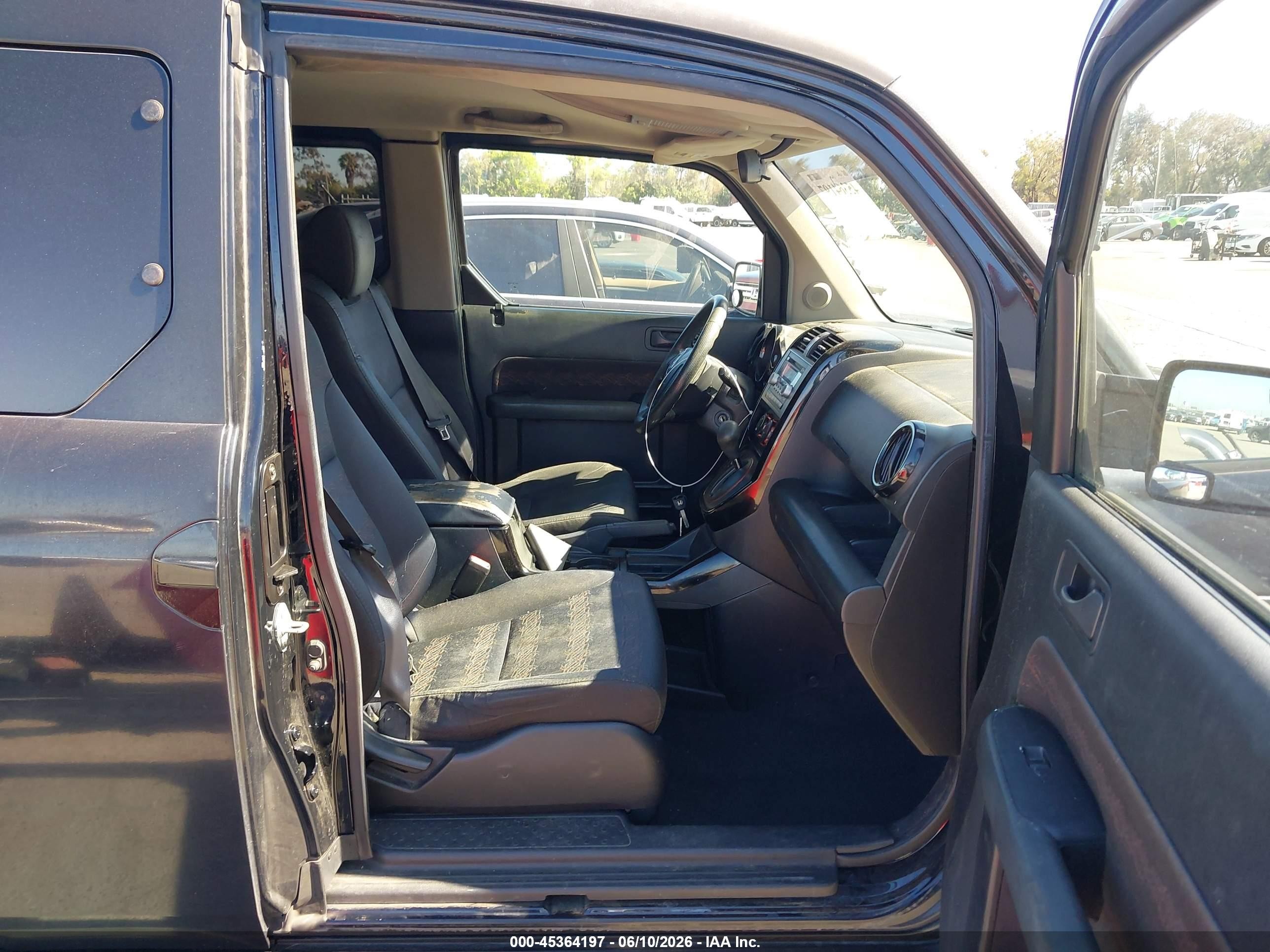 2008 Honda Element Sc Black vin: 5J6YH18928L000462