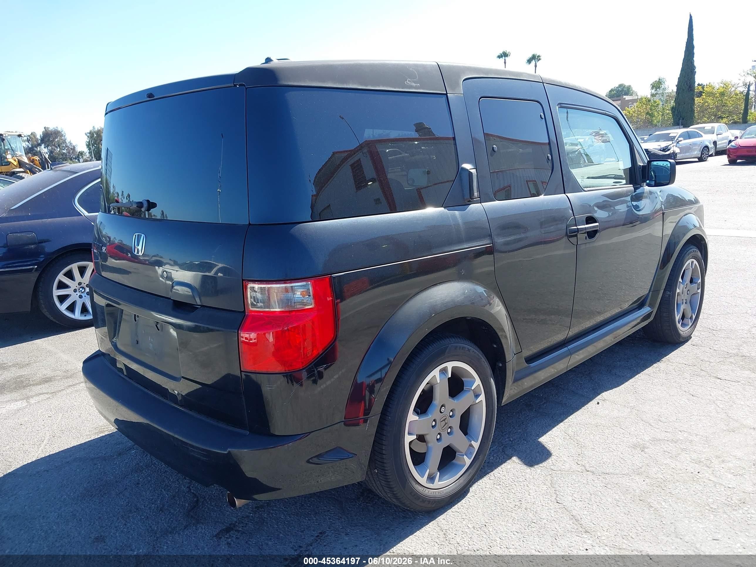 2008 Honda Element Sc Black vin: 5J6YH18928L000462