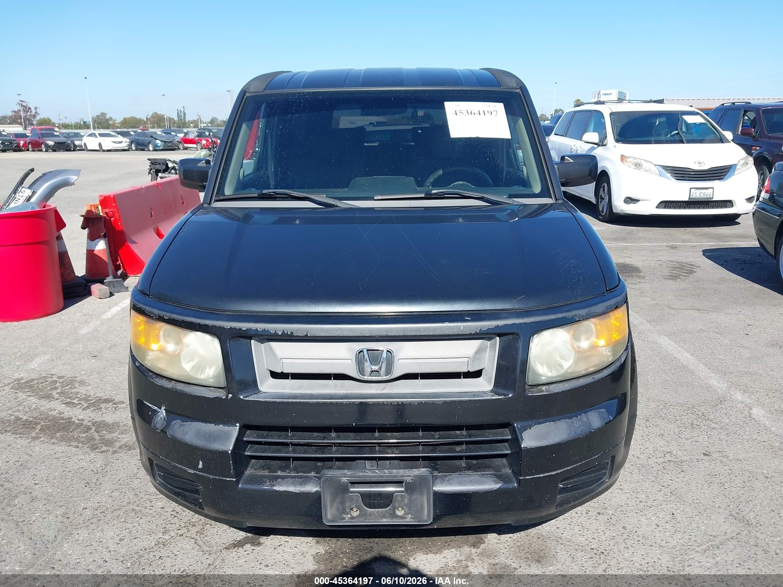 2008 Honda Element Sc Black vin: 5J6YH18928L000462