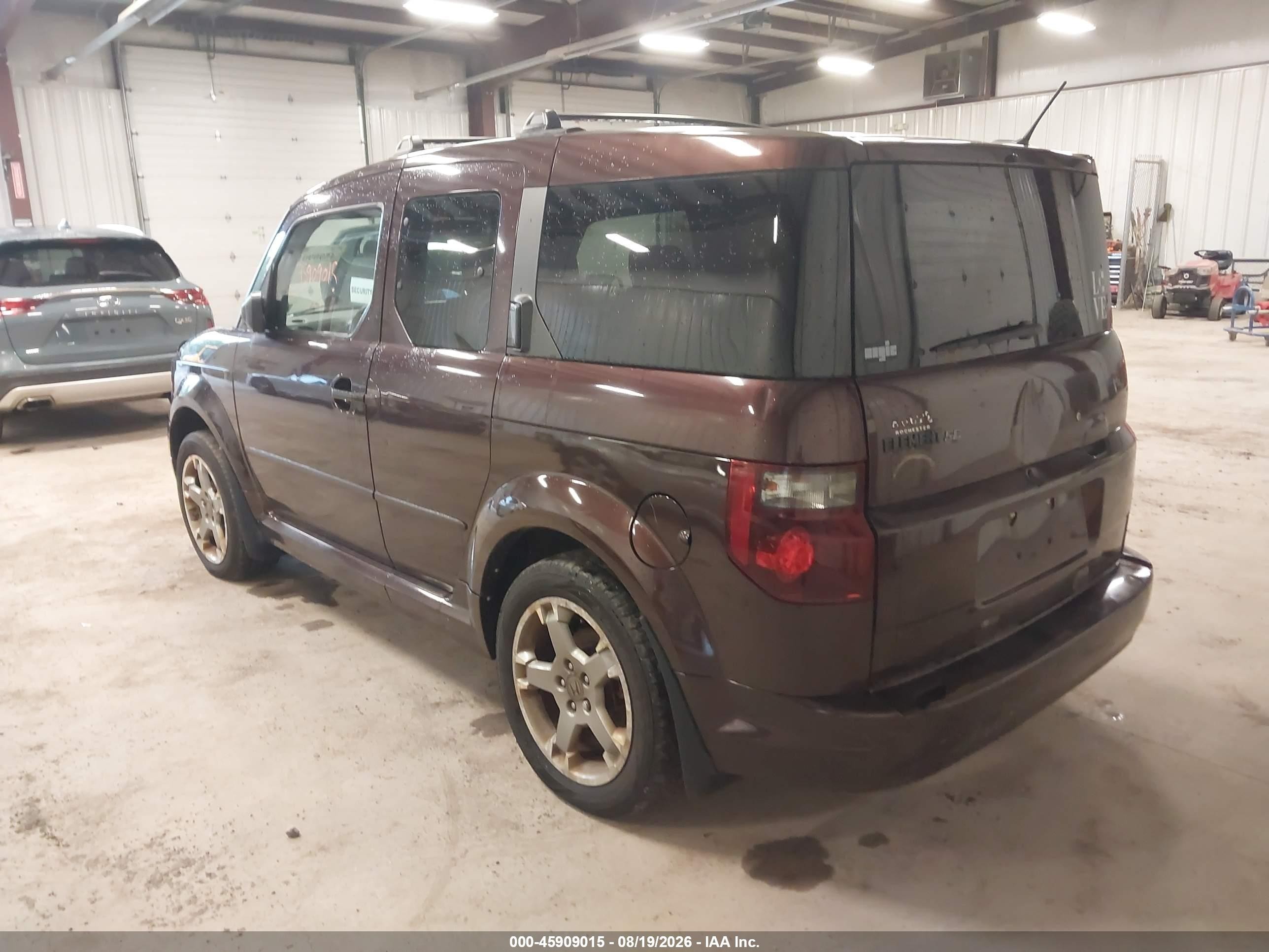 2007 Honda Element Sc Burgundy vin: 5J6YH18947L008562