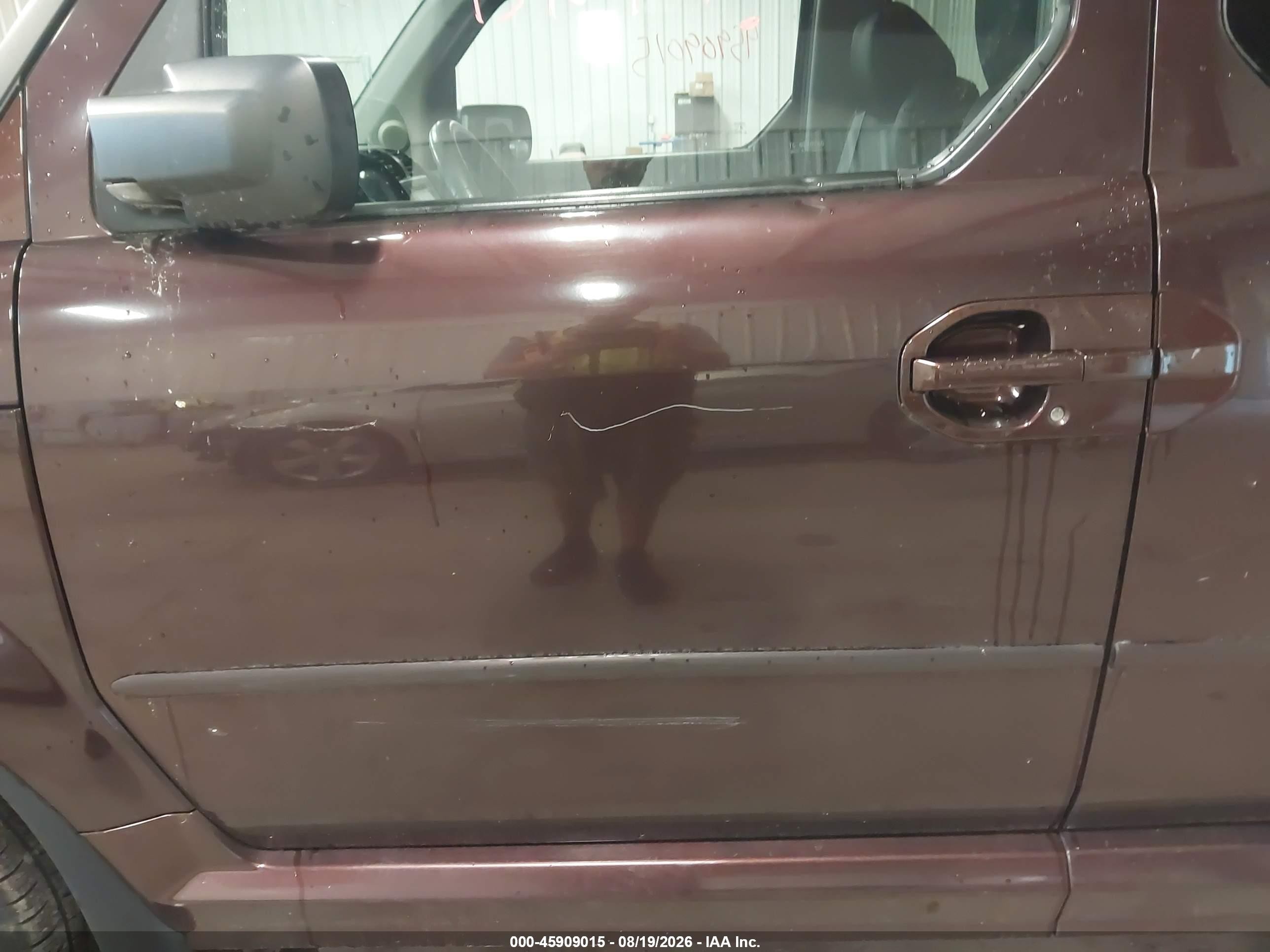 2007 Honda Element Sc Burgundy vin: 5J6YH18947L008562