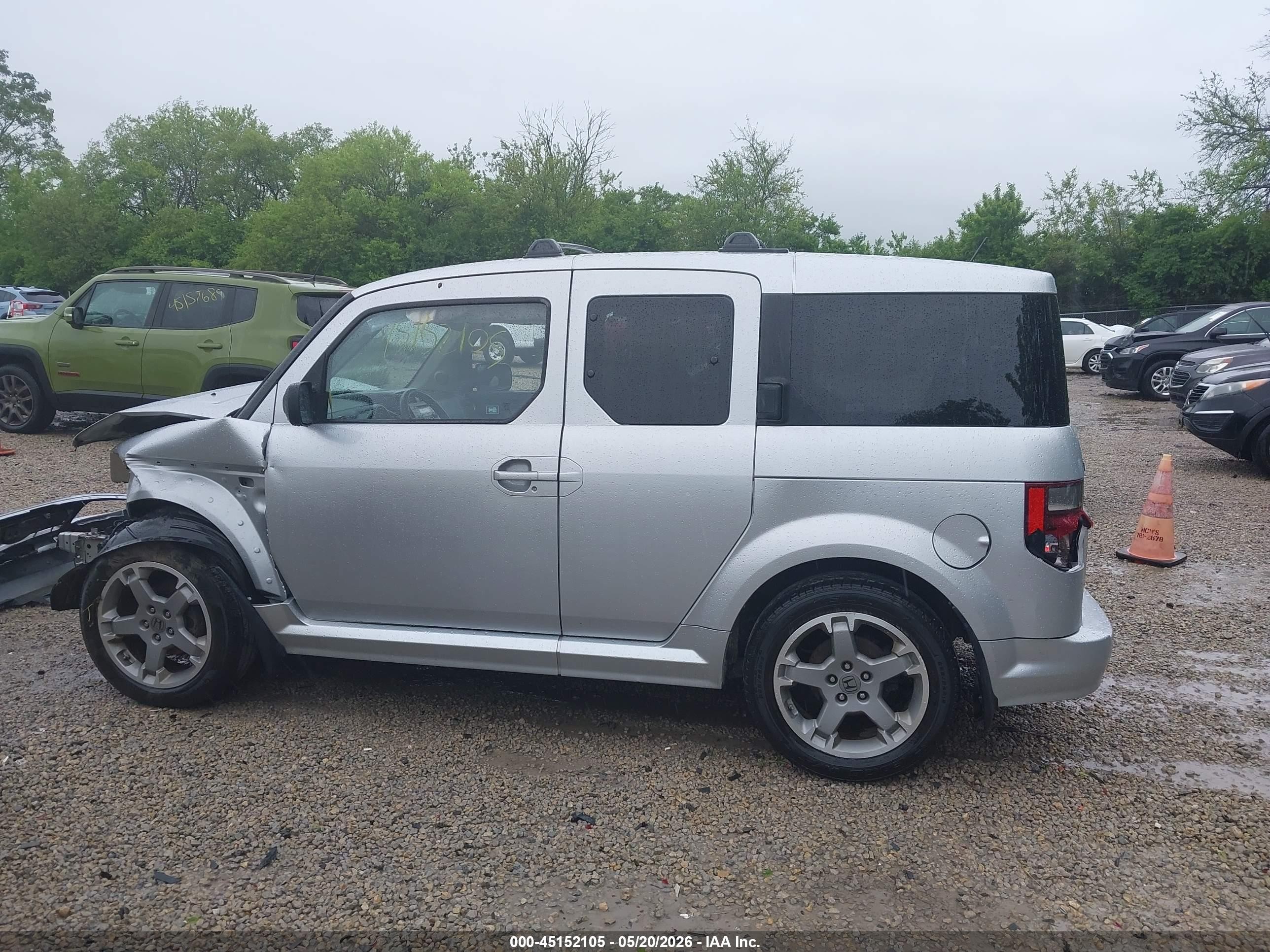 2007 Honda Element Sc Серебряный vin: 5J6YH18947L016984