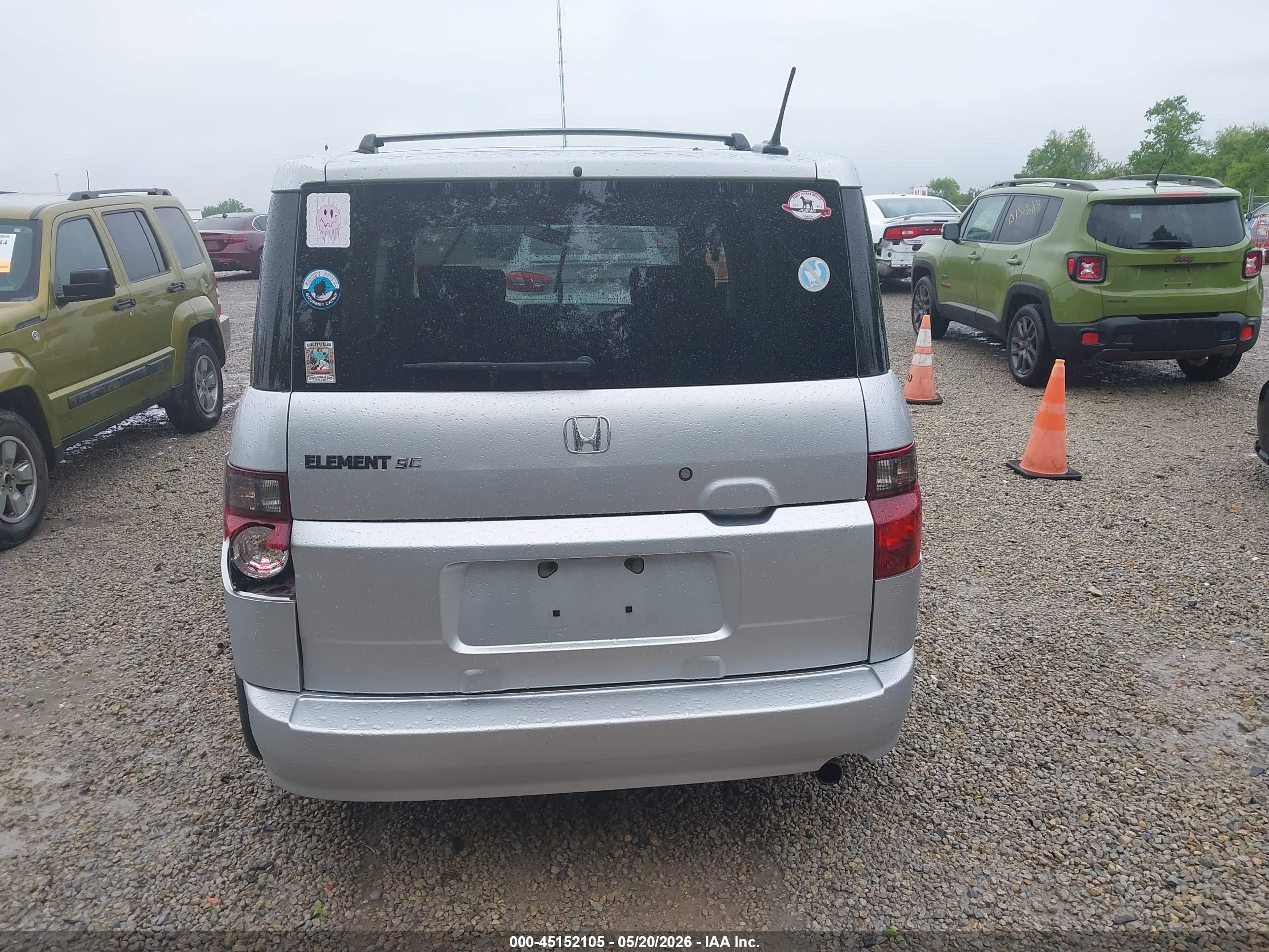 2007 Honda Element Sc Серебряный vin: 5J6YH18947L016984